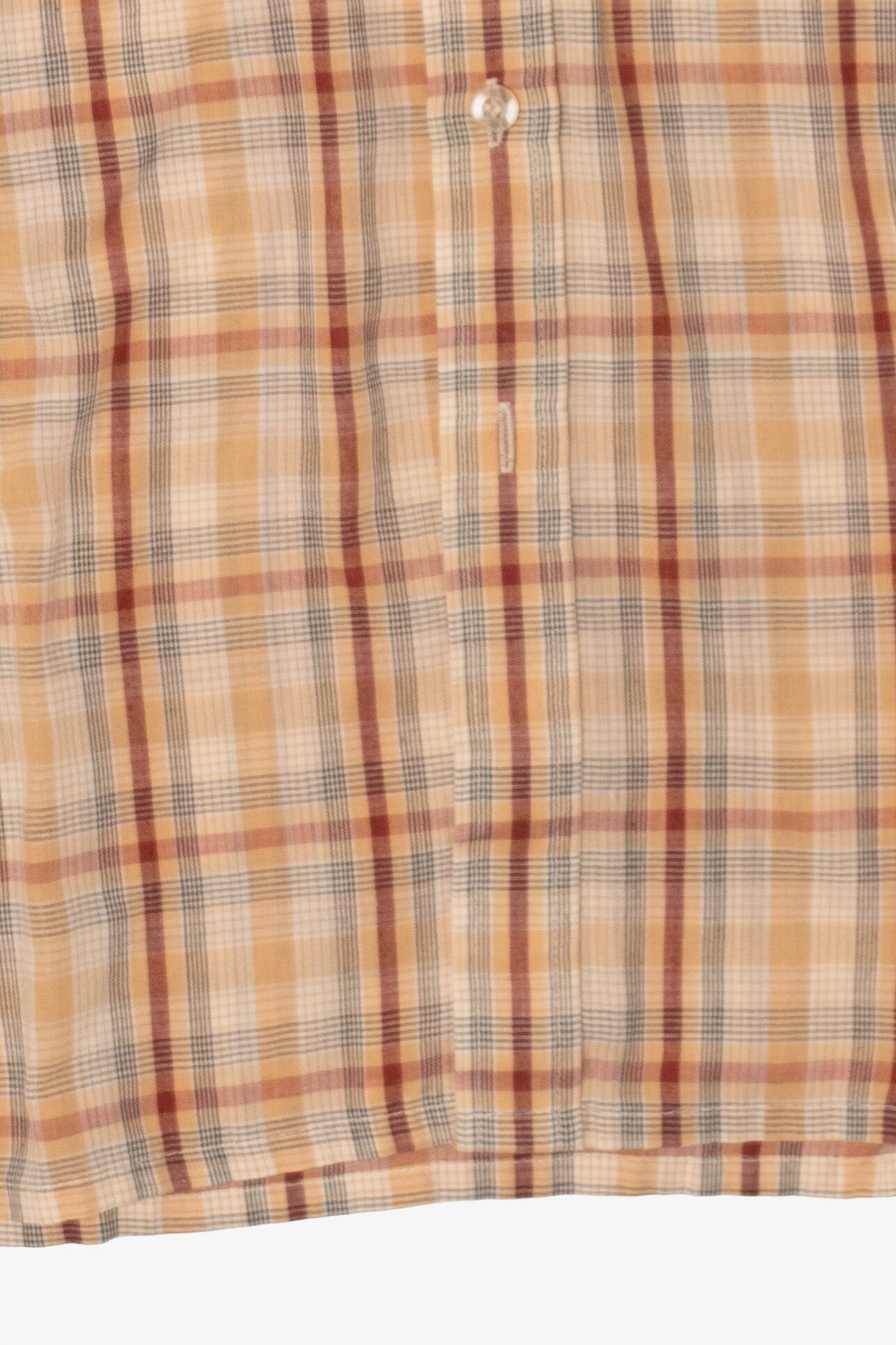Vintage Beige Plaid di Moreno Button Up Shirt (1970s)