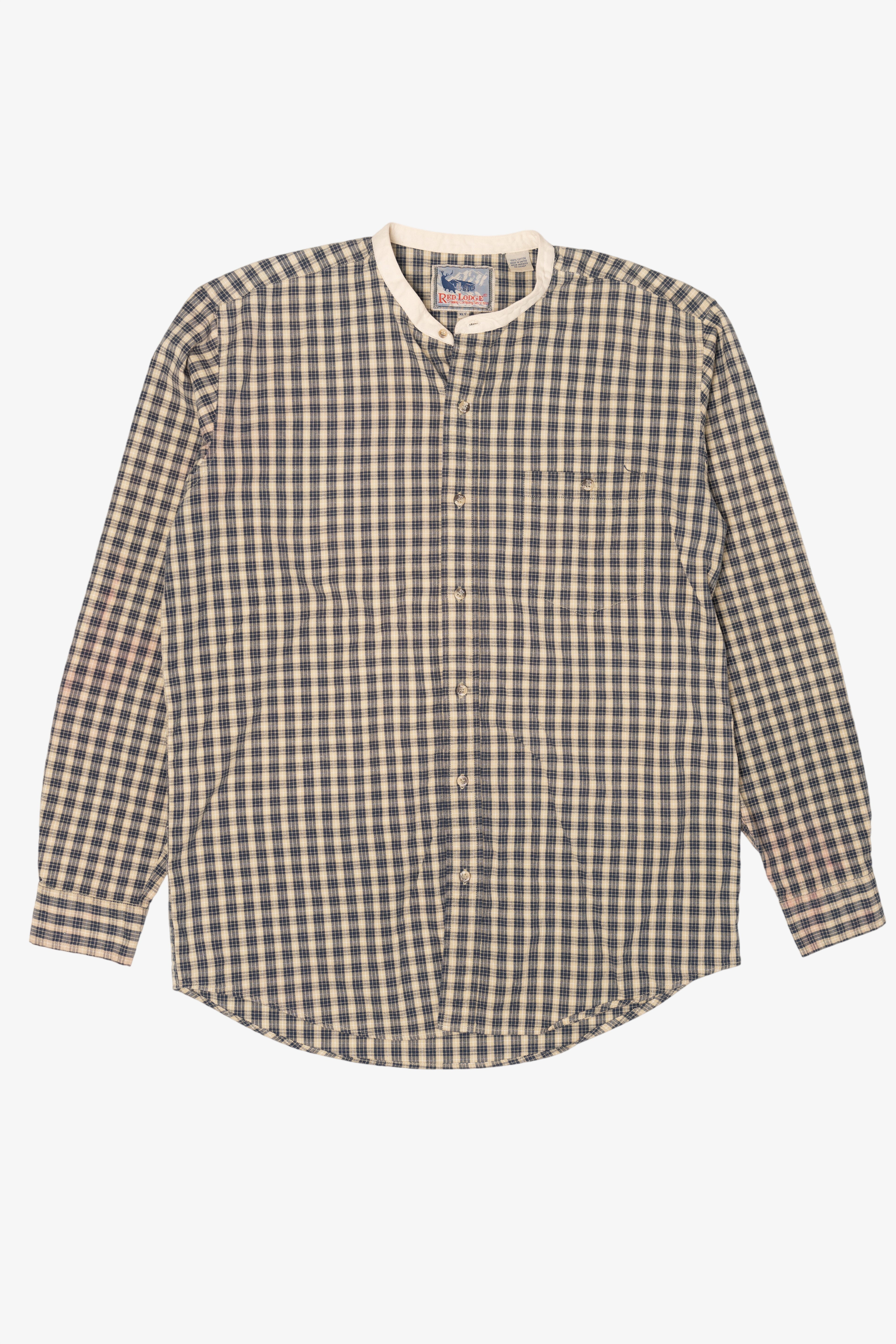 Vintage Checkered Red Lodge Button Up Shirt (1990s)