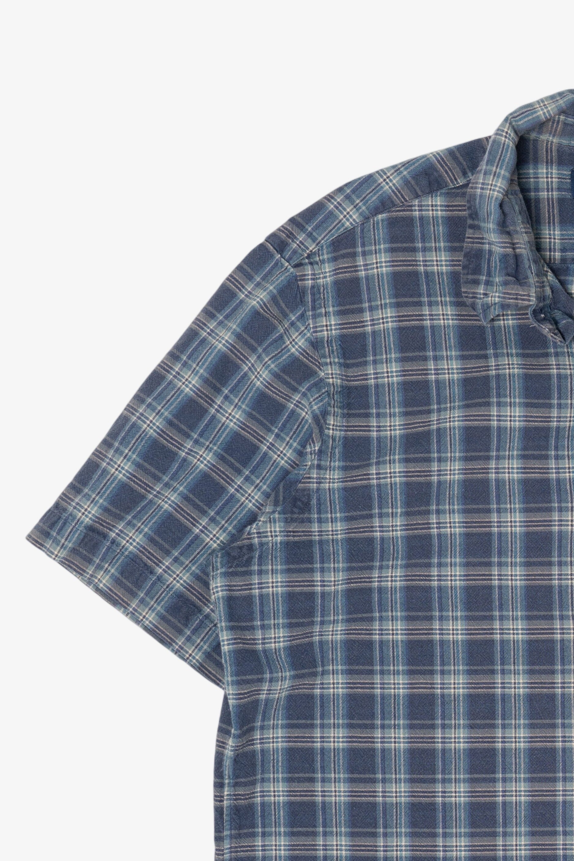 Vintage Navy Blue Plaid Ralph Lauren Button Up Shirt (2000s)
