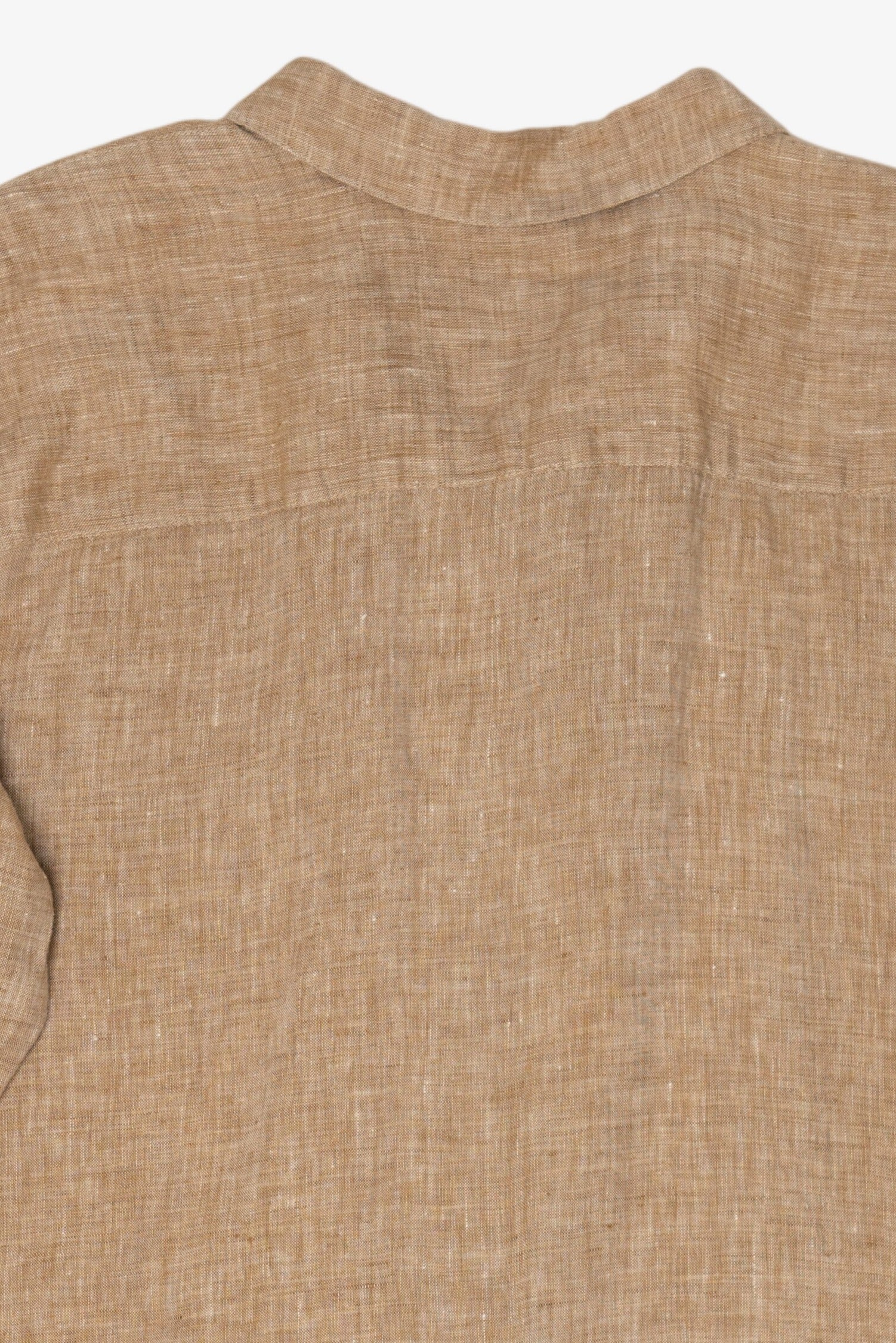 Light Brown J. Jill Vintage Linen Button Up Shirt (2010s)