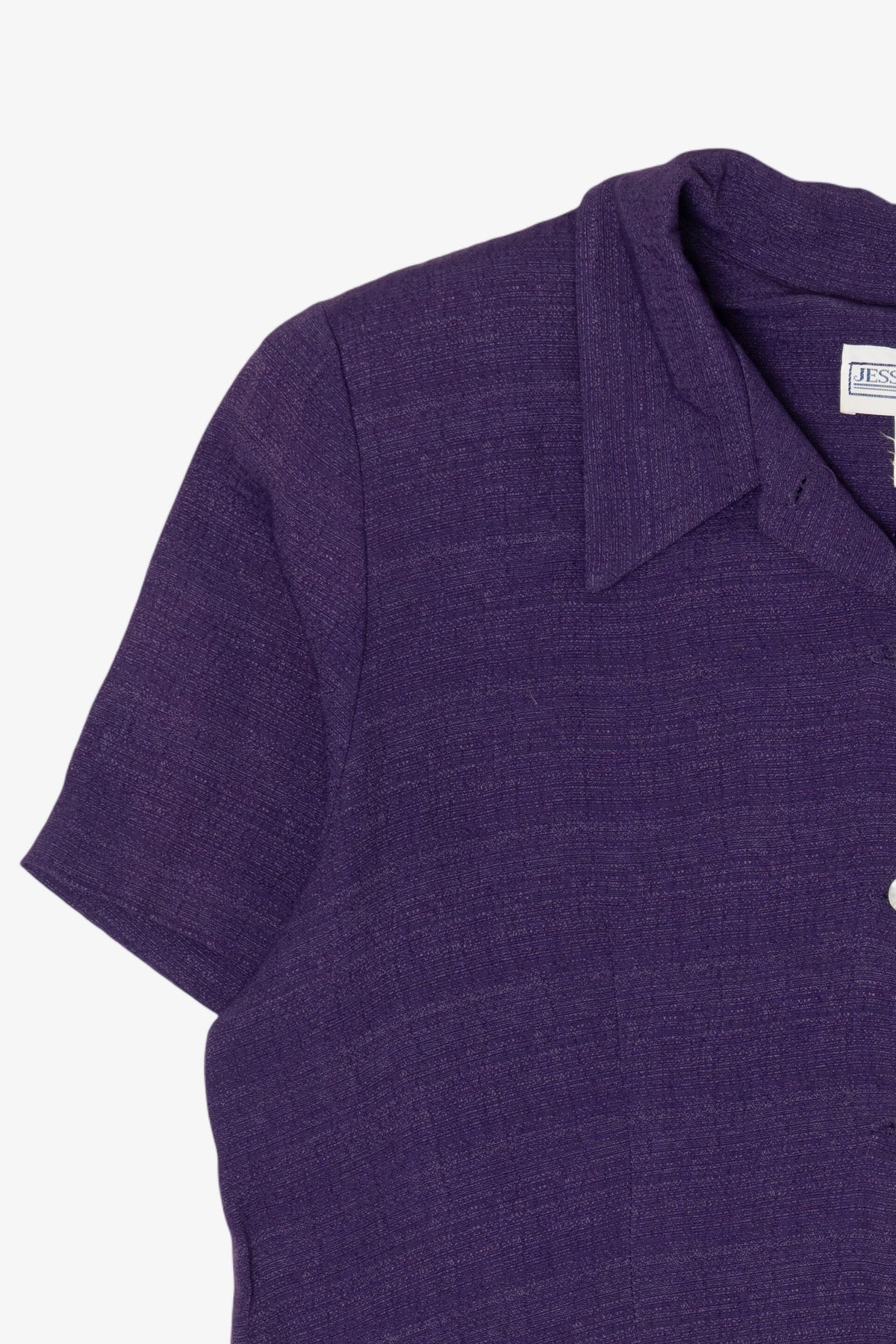 Vintage Purple Jessica Howard Button Up Shirt (1980s)