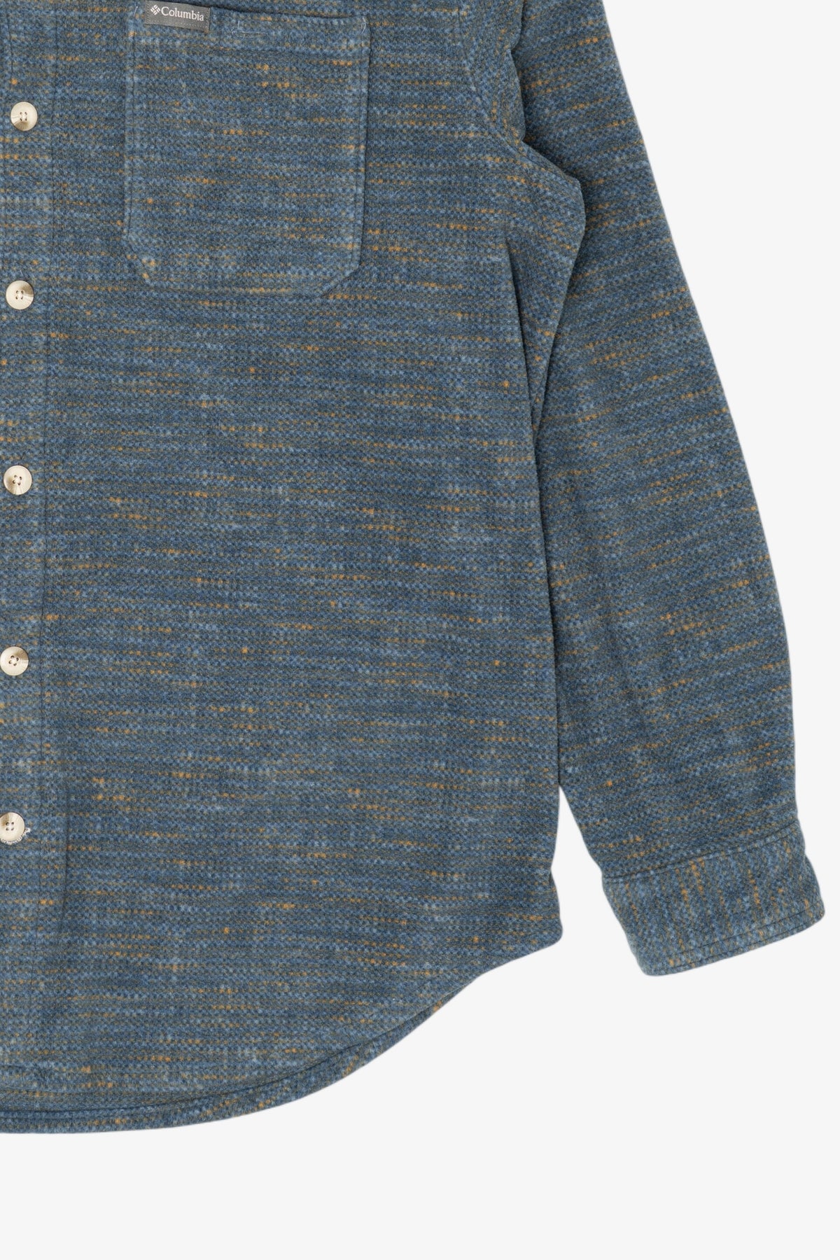 Vintage Dark Blue Columbia Button Up Flannel Shirt (2000s)