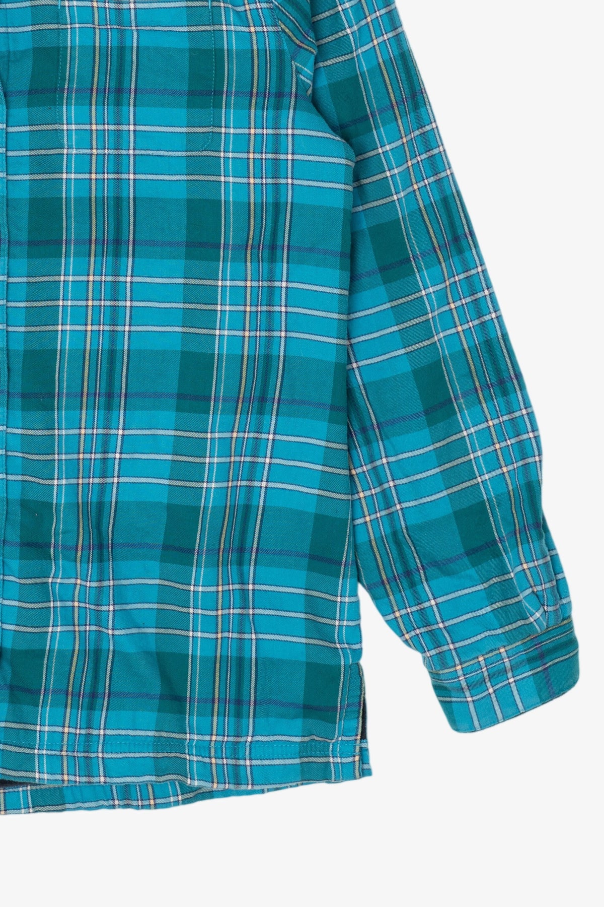 Teal L.L. Bean Button Up Flannel Shirt (2010s)
