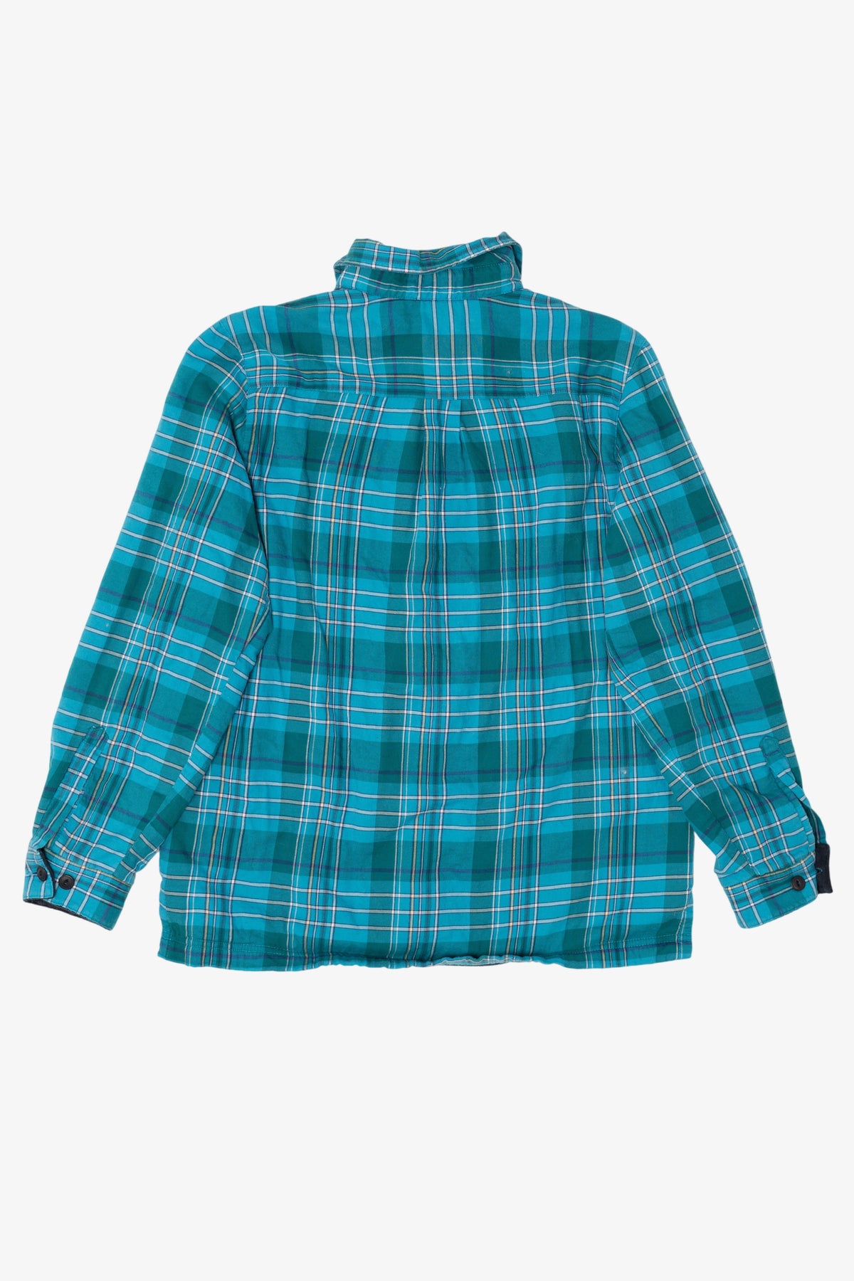 Teal L.L. Bean Button Up Flannel Shirt (2010s)