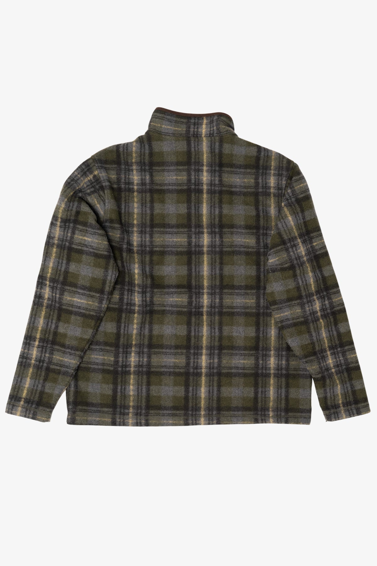 Olive John Wayne Vintage Plaid Flannel Pullover (2010s)