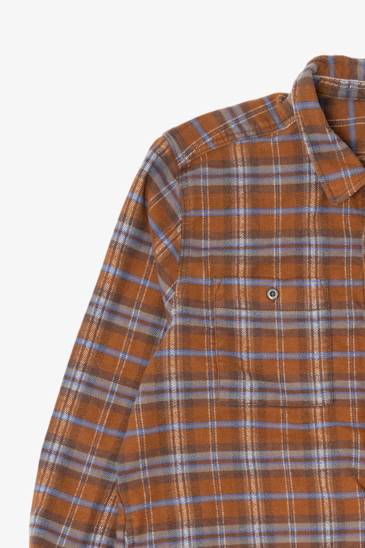Brown Plaid Lee Button Up Flannel Shirt (2010s)