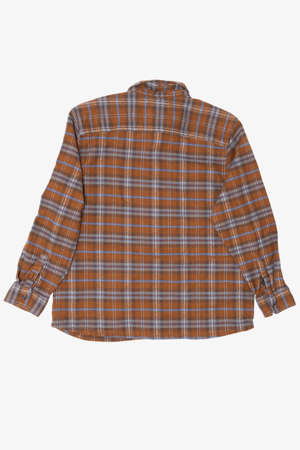 Brown Plaid Lee Button Up Flannel Shirt (2010s)