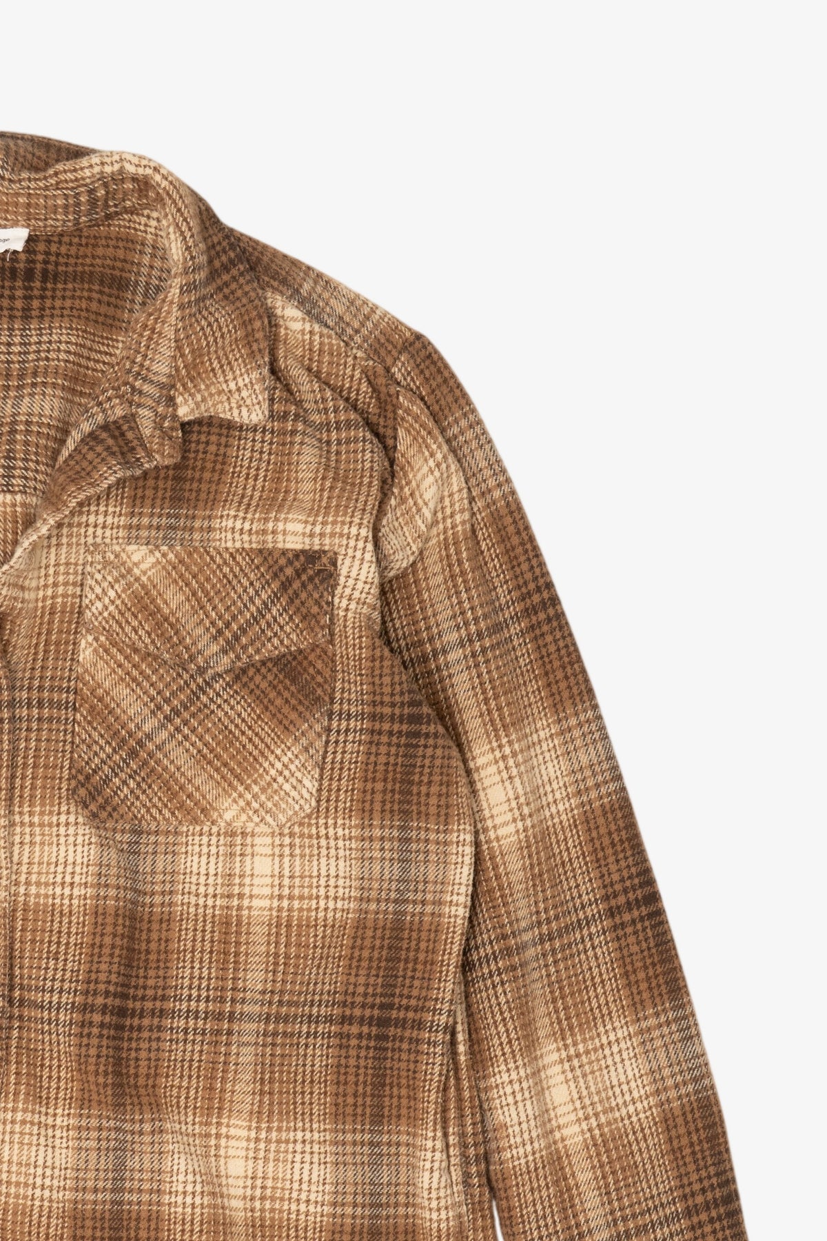 Brown Plaid Beachlunch Lounge Button Up Shirt (2010s)