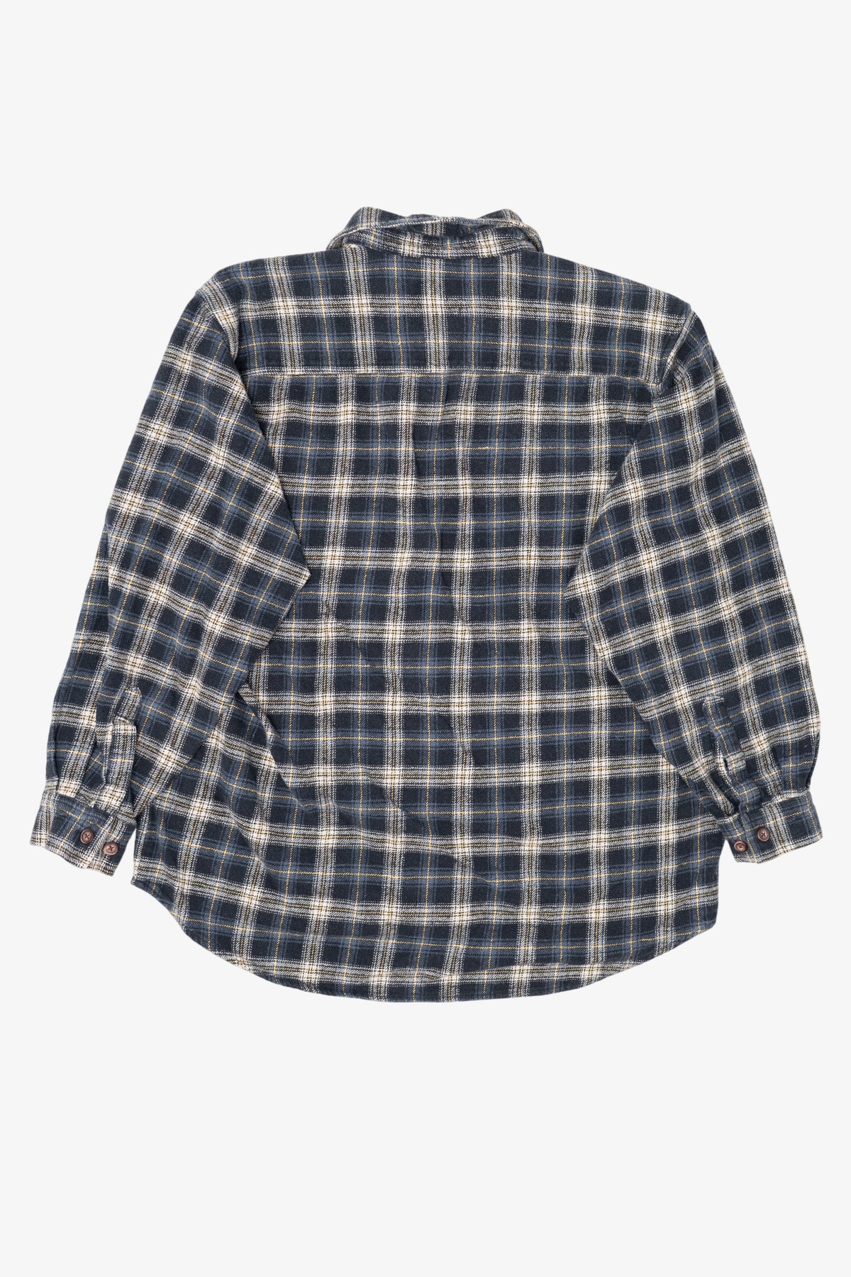 Vintage Navy Blue Caribou Creek Button Up Shirt (1990s)
