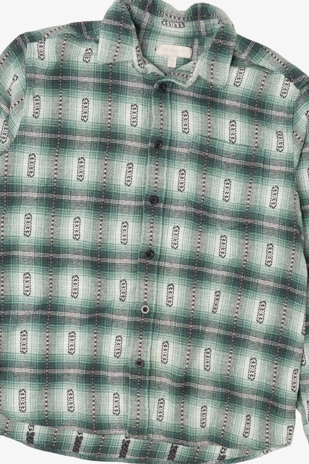 Green Urban Outfitters Button Up Shirt (2010s)