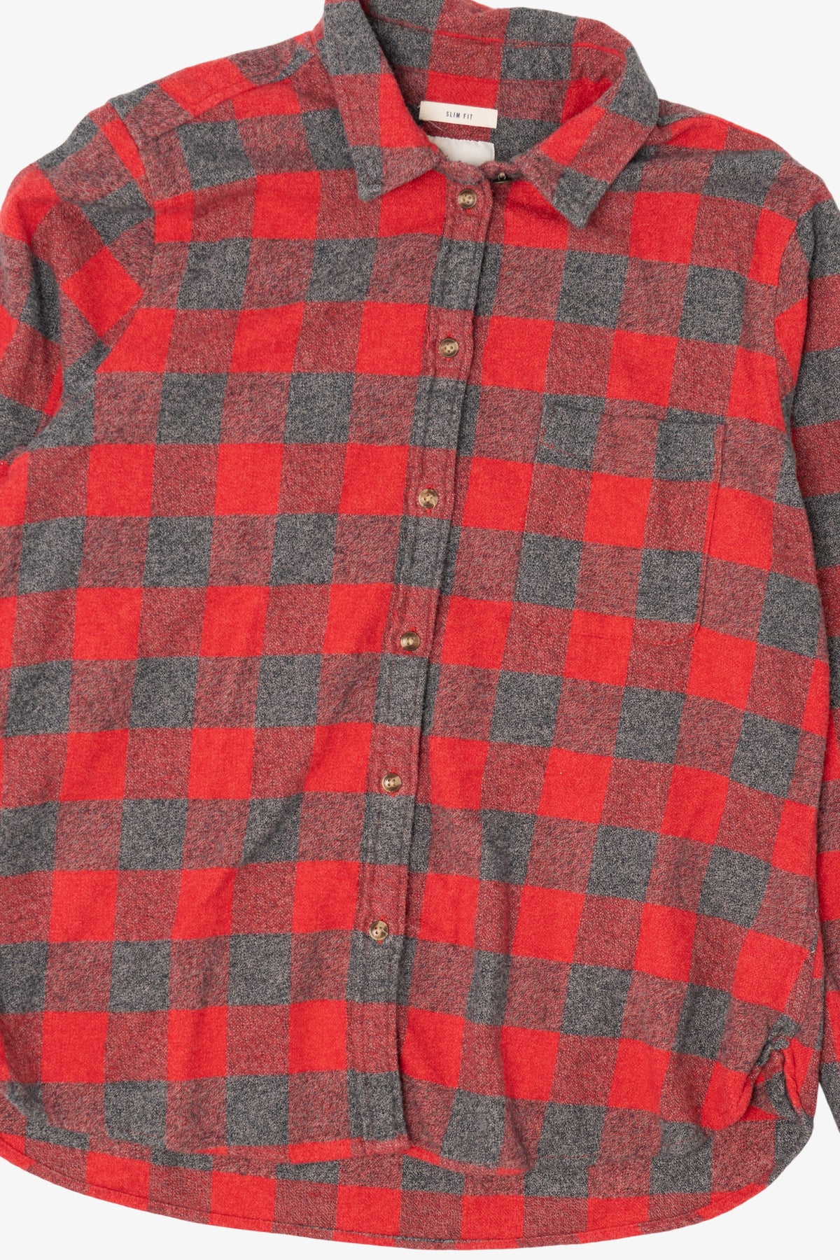 Red Checkered American Eagle Button Up Shirt (2010s)