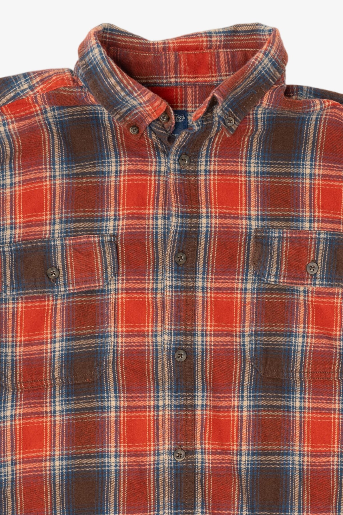Vintage Red Plaid Faded Glory Button Up Shirt (2000s)