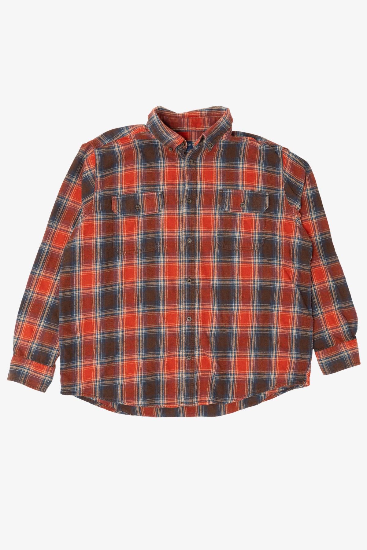 Vintage Red Plaid Faded Glory Button Up Shirt (2000s)