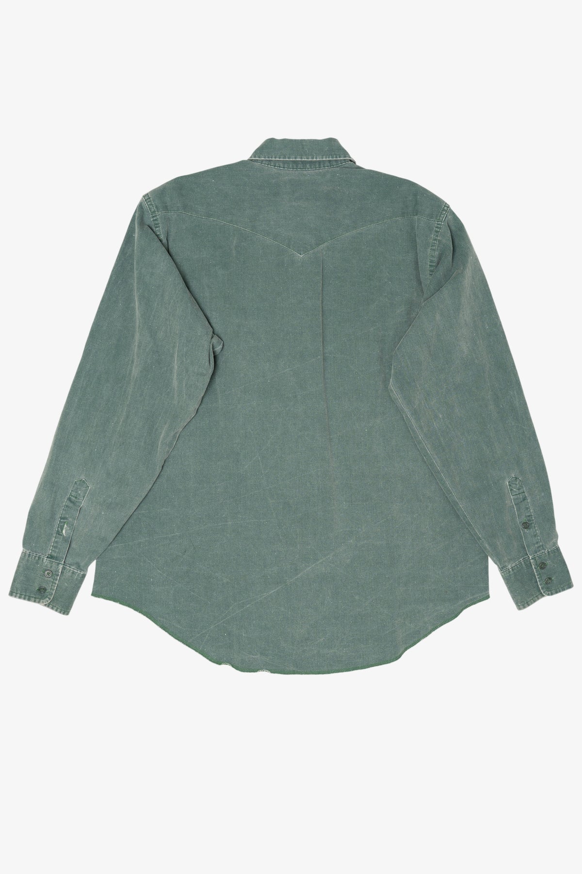 Vintage Army Green Wrangler Button Up Shirt (1990s)