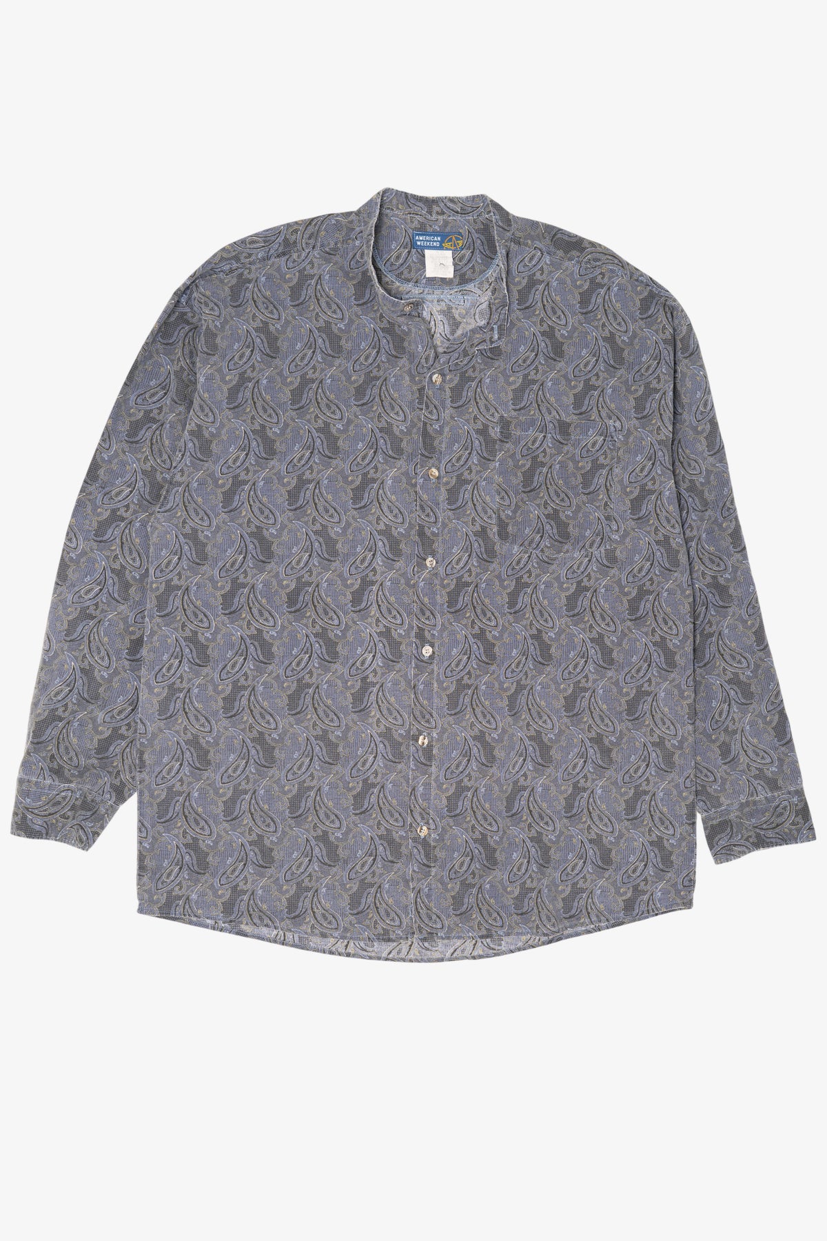 Vintage Paisley Pattern American Weekend Button Up Shirt (1990s)