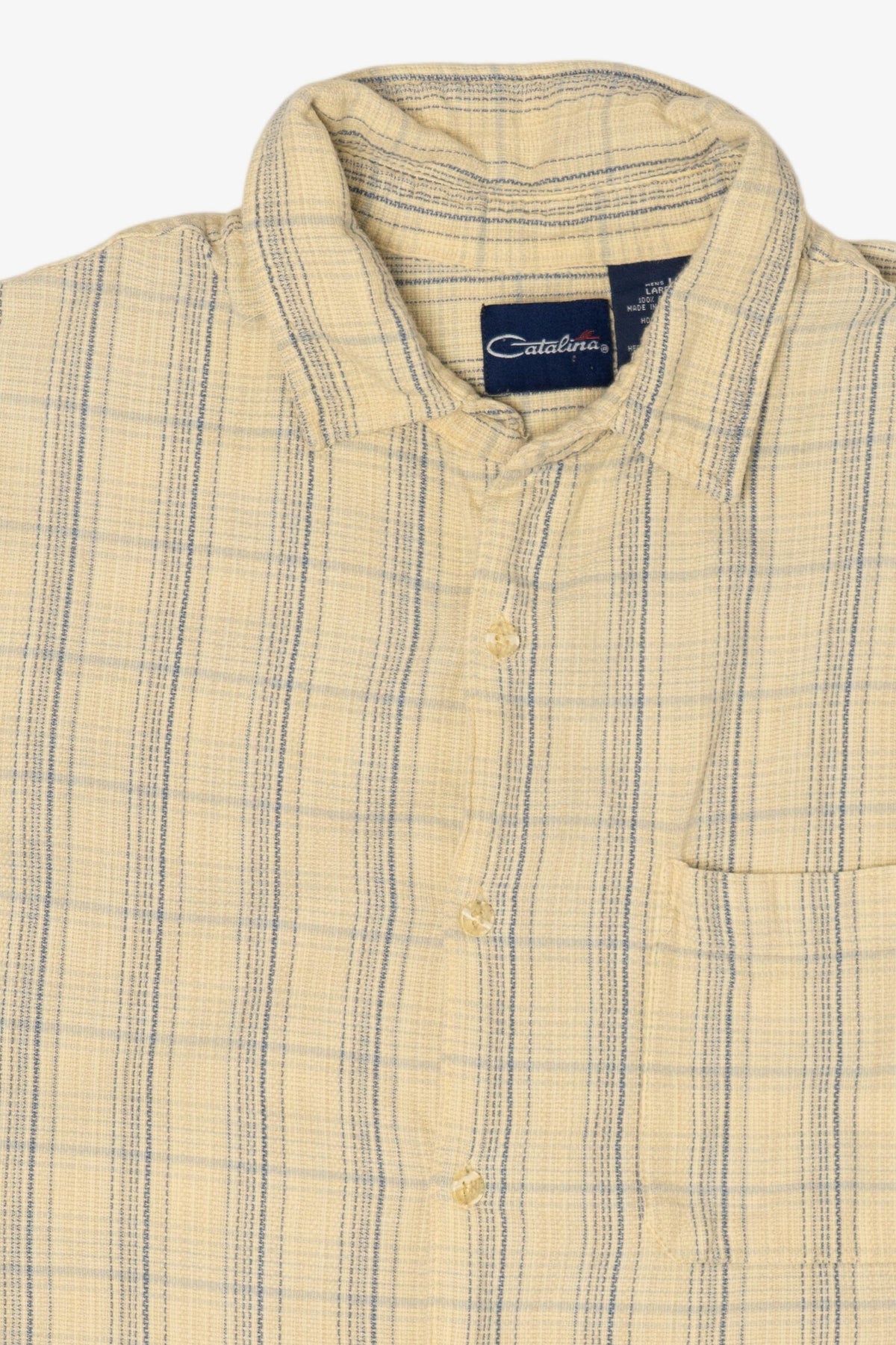 Vintage Yellow Catalina Button Up Shirt (1990s)