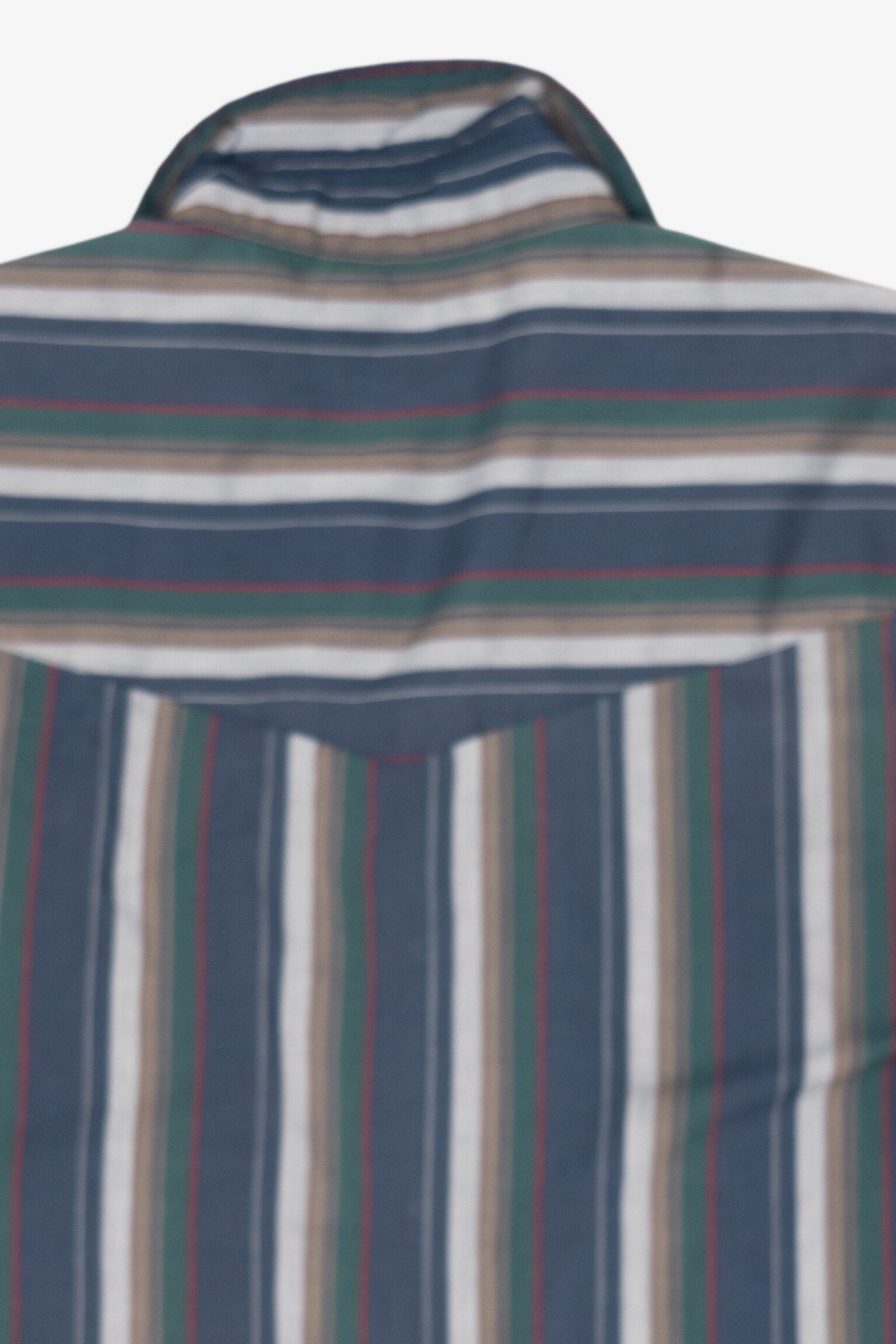 Vintage Blue Striped Plains Button Up Shirt (1990s)