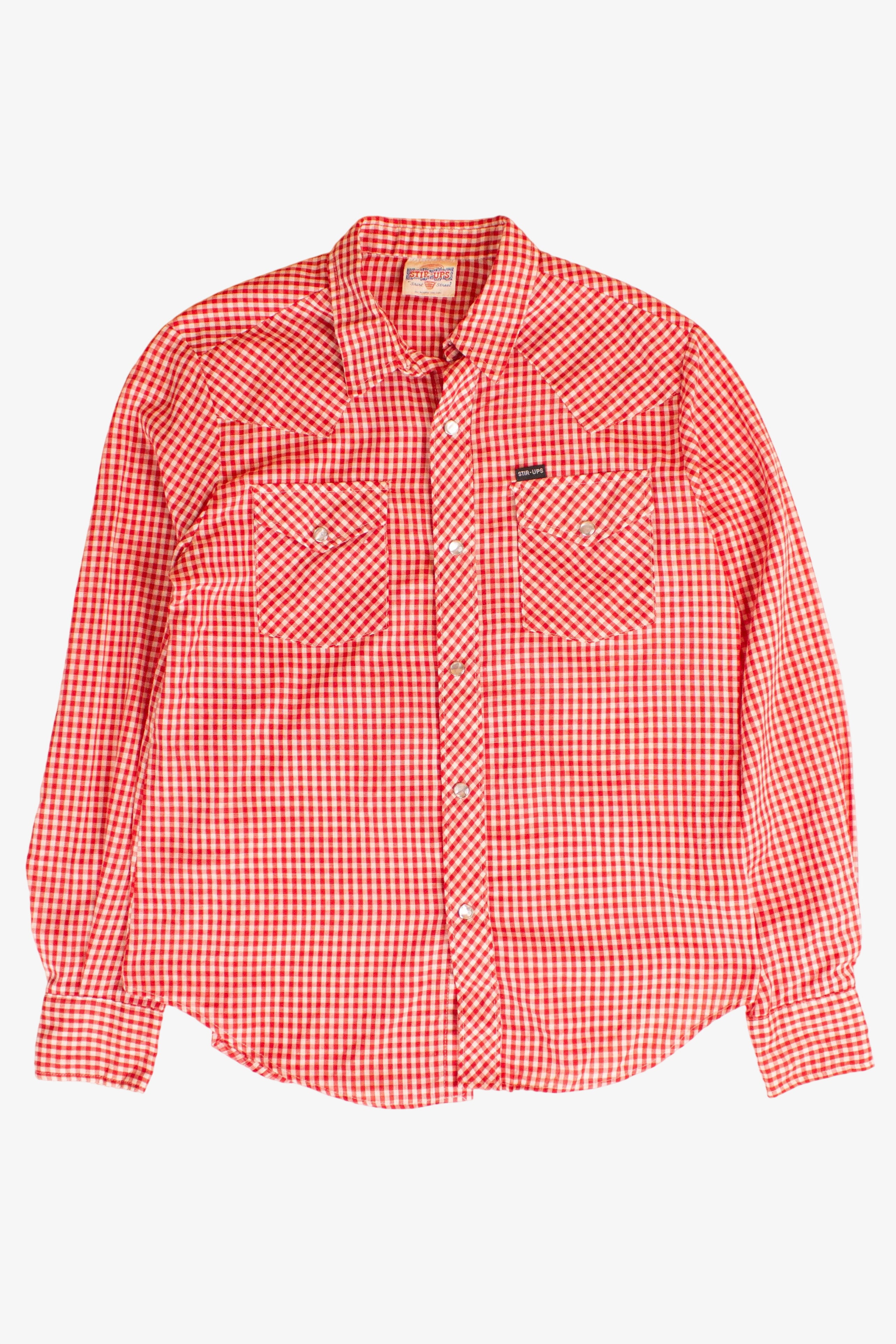 Vintage Stir-Ups Pearl Snap Button Up Shirt (1960s)