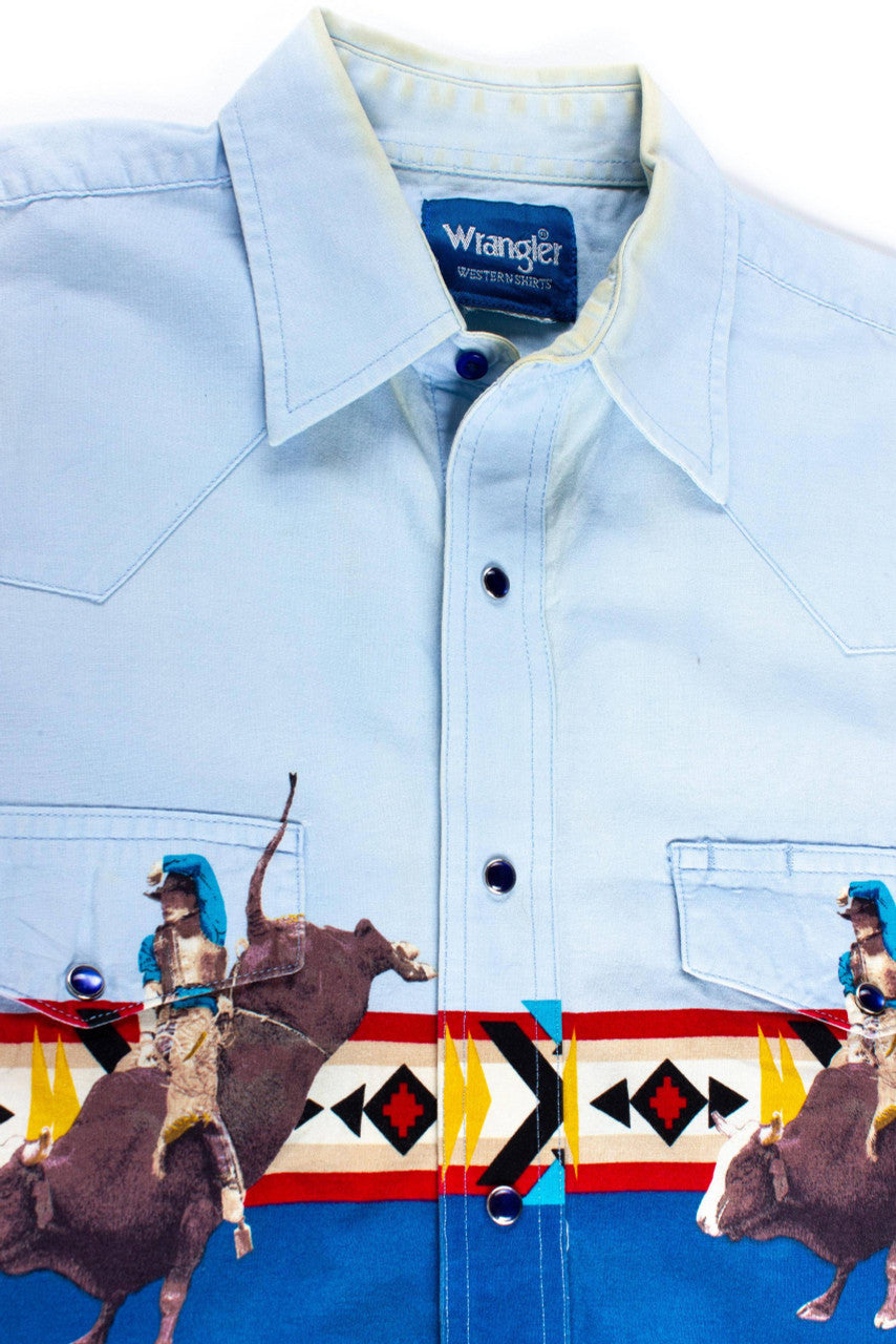 Vintage Wrangler Rodeo Button Up Shirt