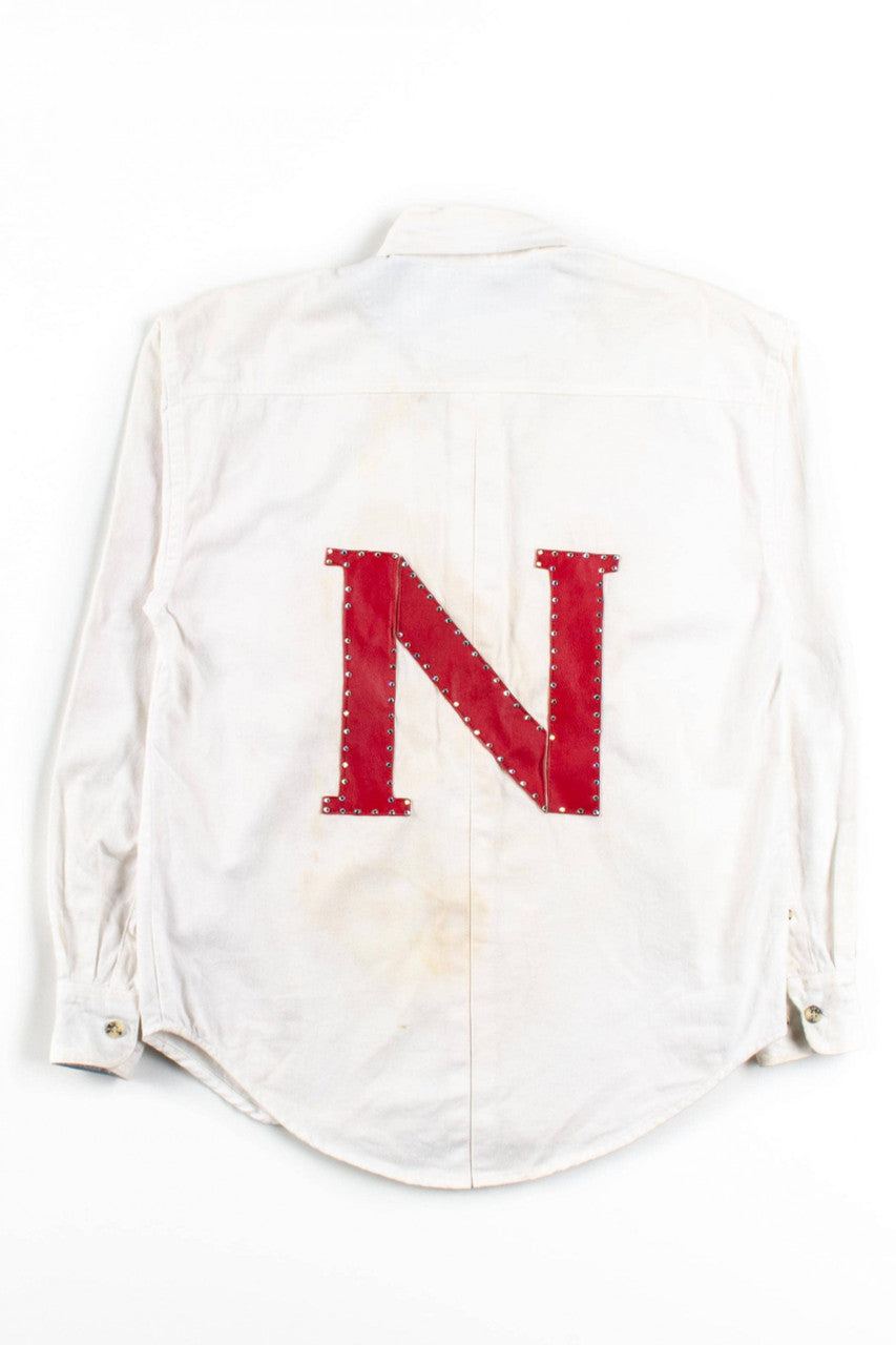 Vintage Nebraska Button Up Shirt