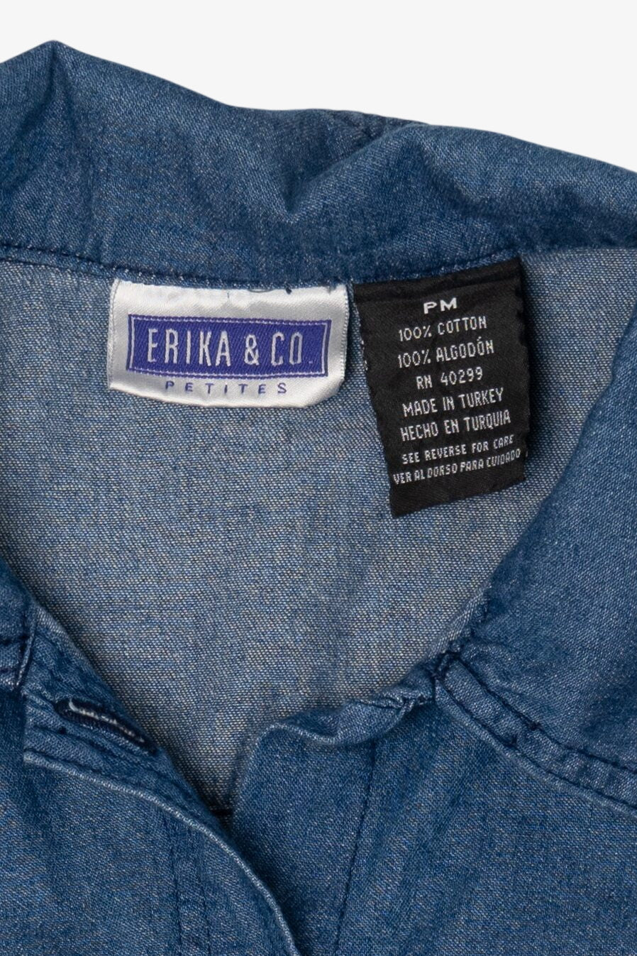 Vintage Denim Erika & Co Top (2000s)