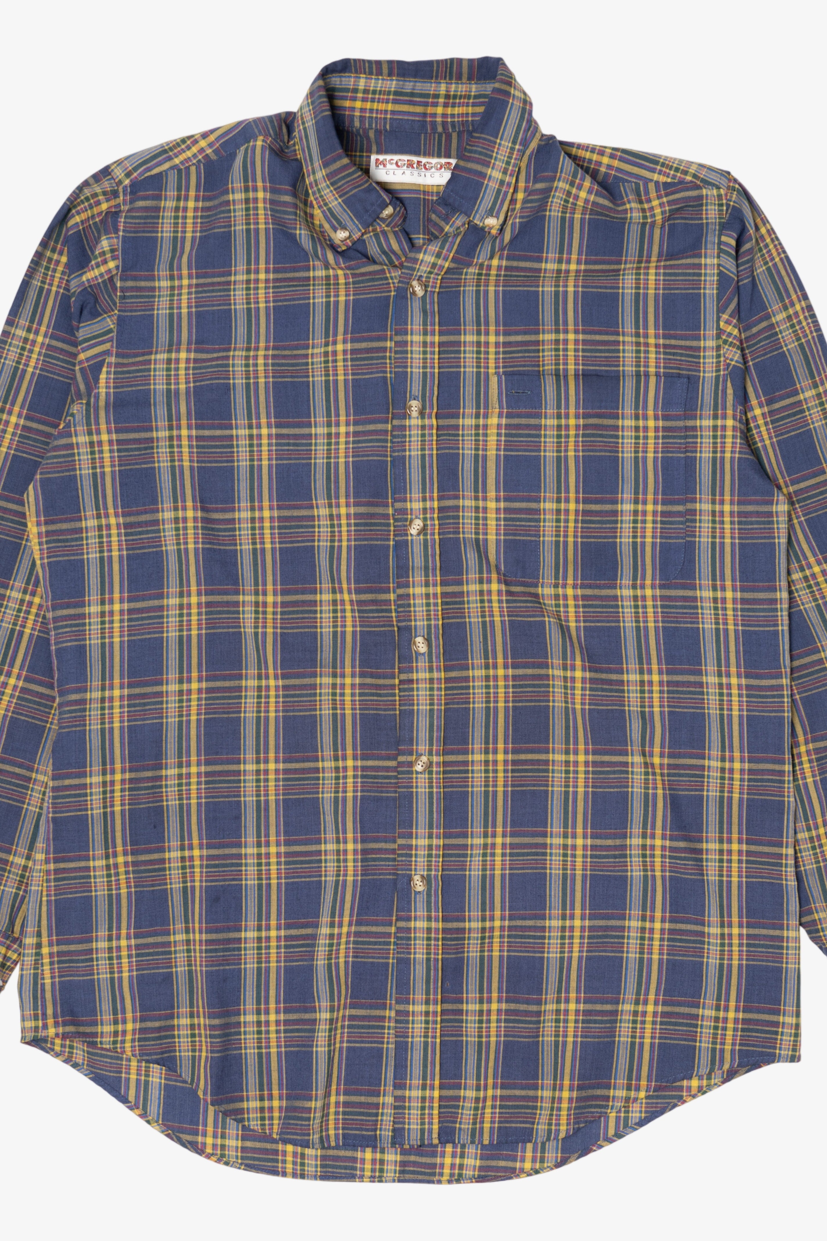 Vintage McGregor Plaid Button-Up Shirt (2000s)