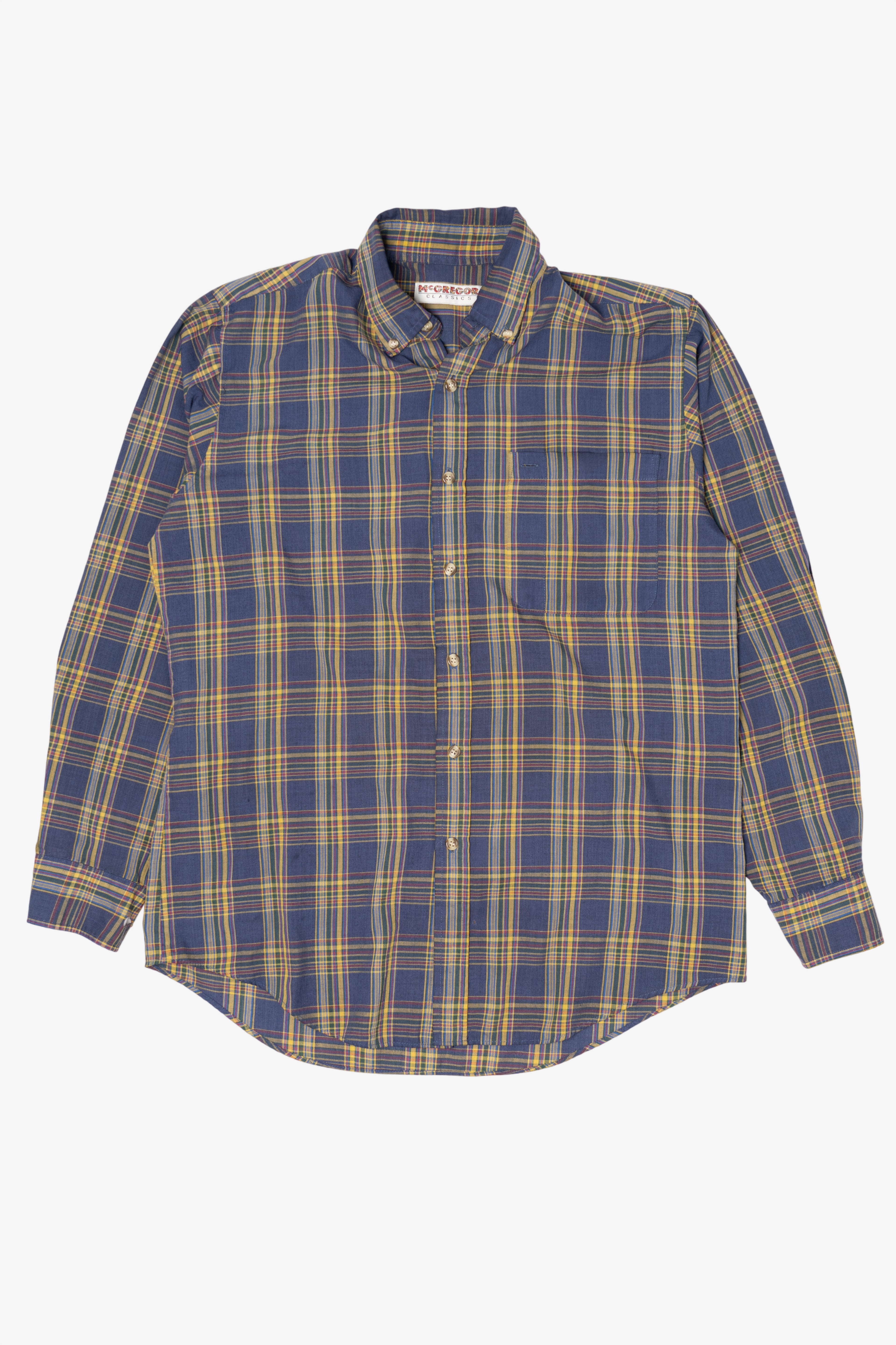 Vintage McGregor Plaid Button-Up Shirt (2000s)