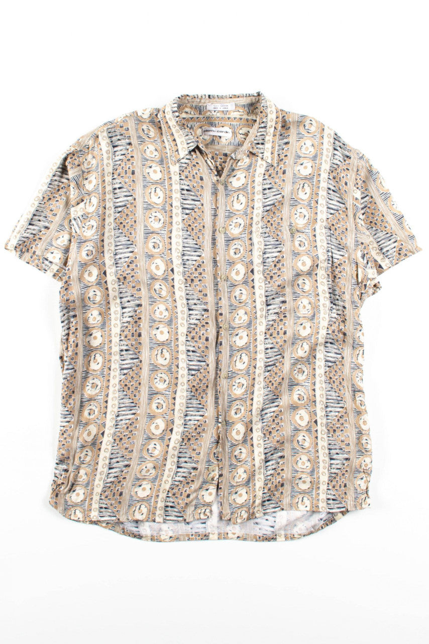 Vintage Pierre Cardin Rayon Button Up Shirt