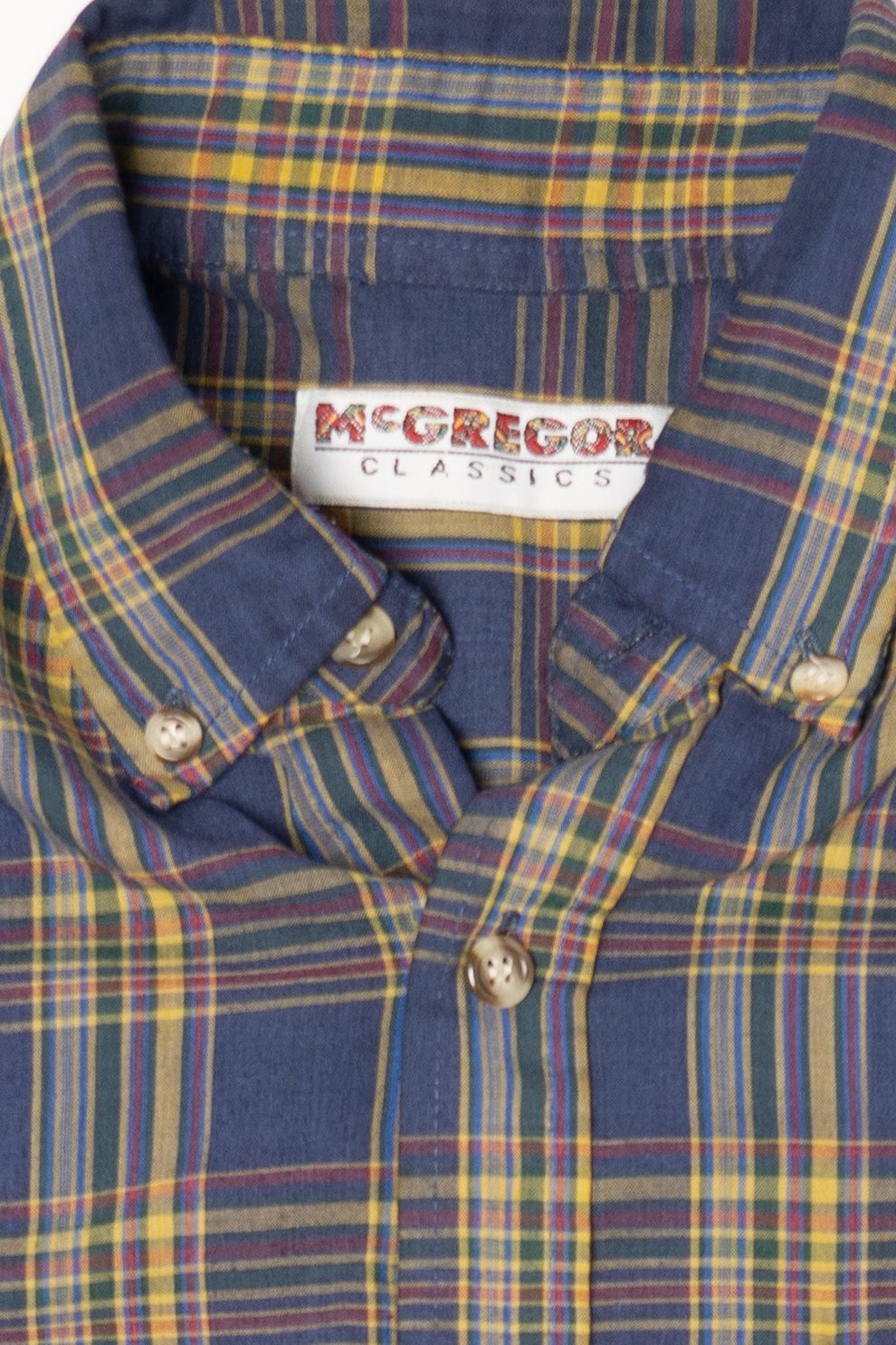 Vintage McGregor Plaid Button-Up Shirt (2000s)