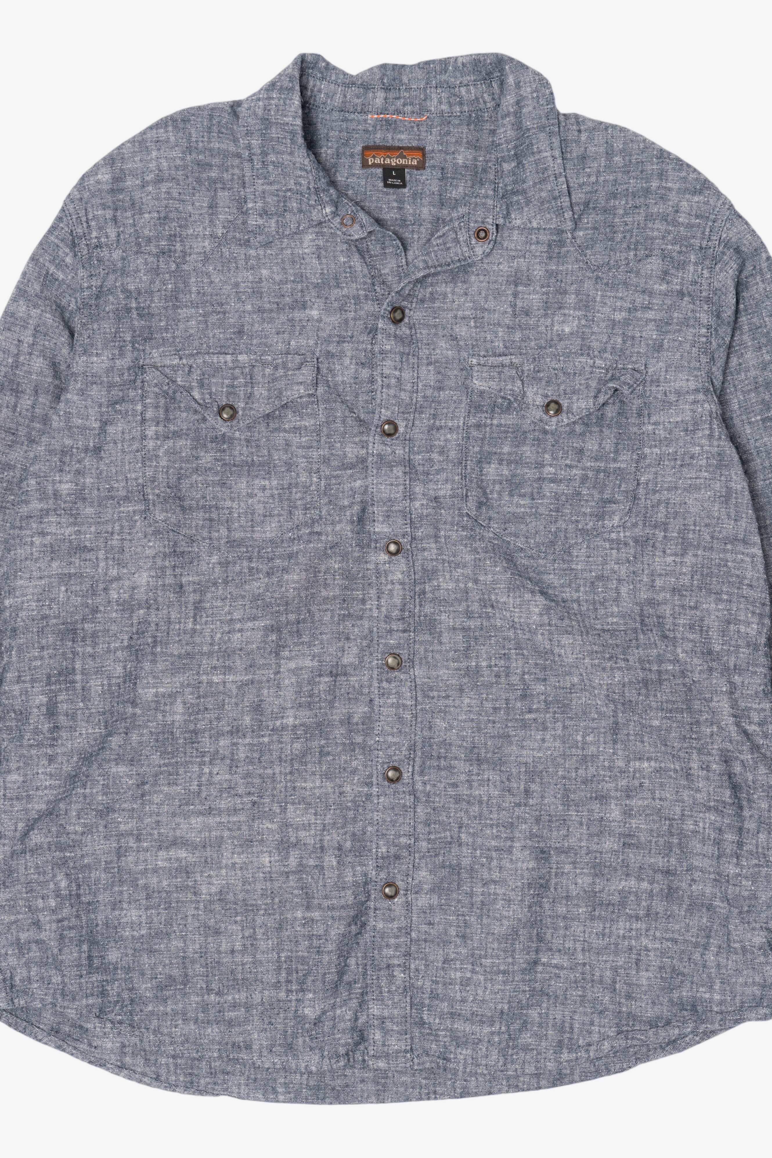 Blue Patagonia Flannel Shirt (2010s)