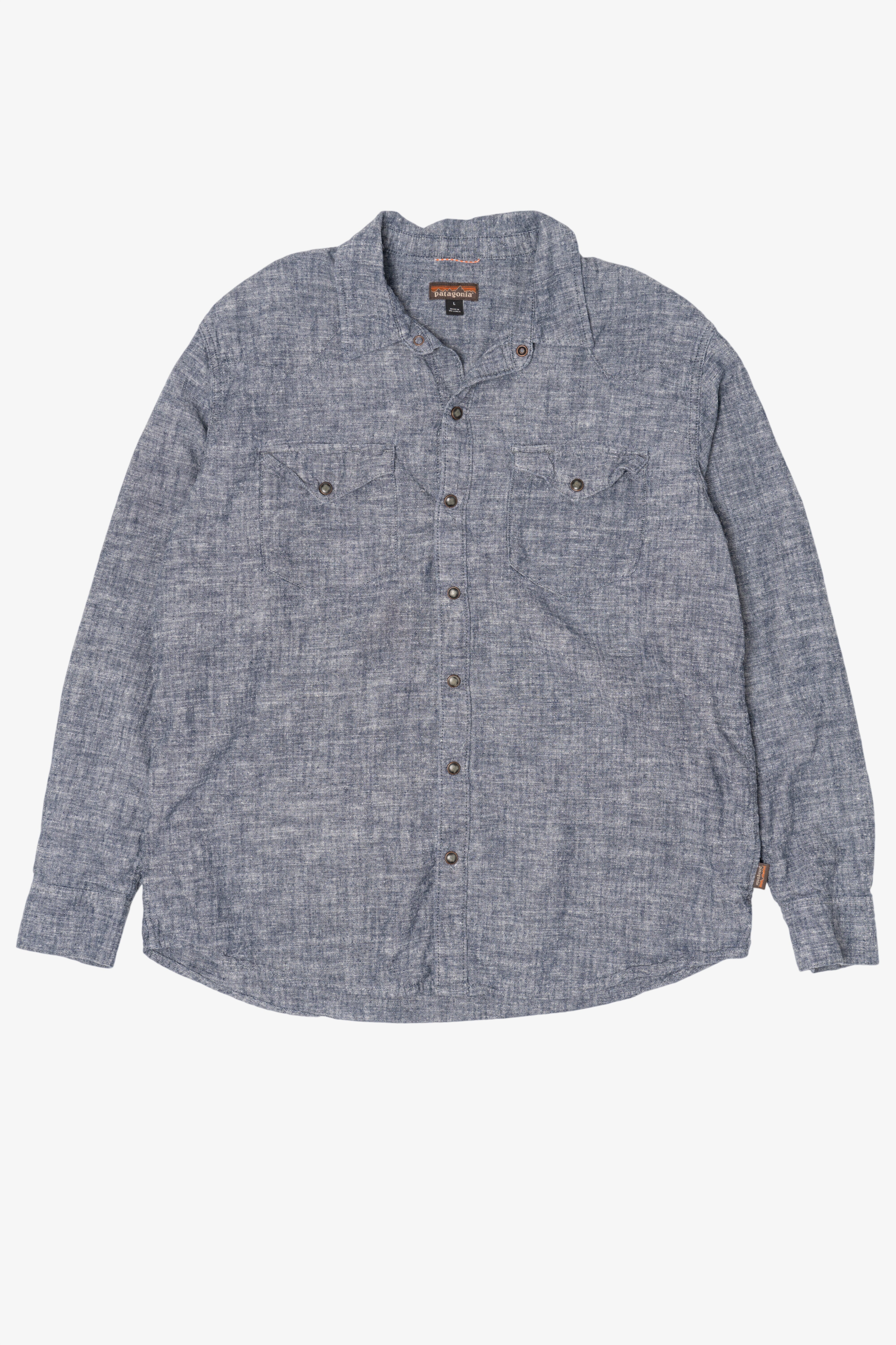 Blue Patagonia Flannel Shirt (2010s)