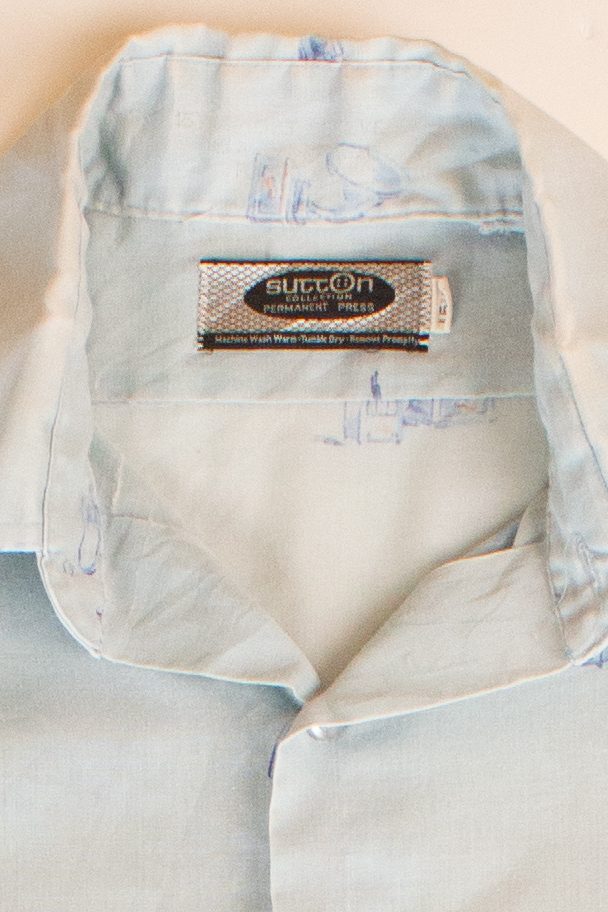 Vintage Gramophones Button Up Shirt (1980s)