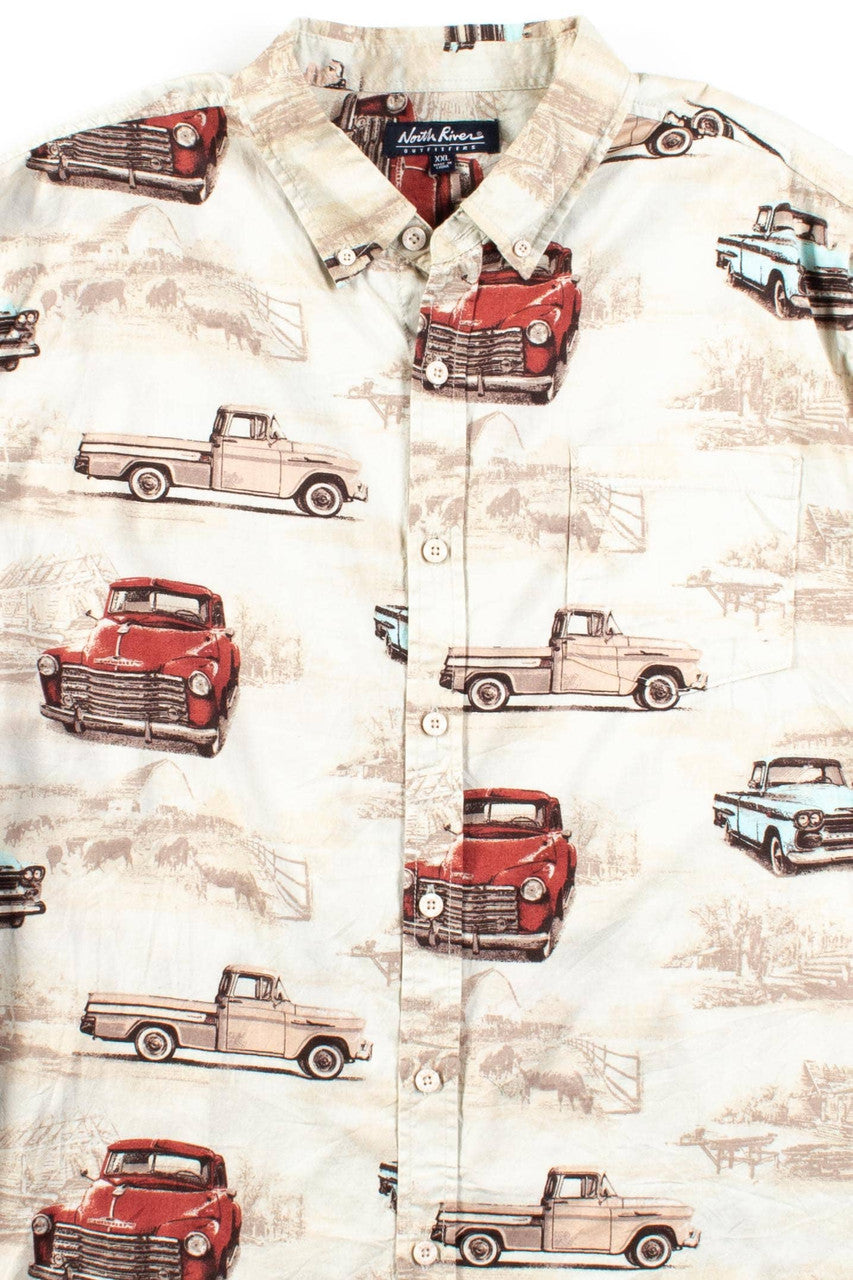 Vintage Chevrolet Trucks Button Up Shirt