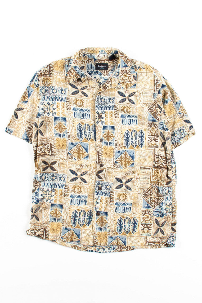 Tribal Pattern Button Up Shirt