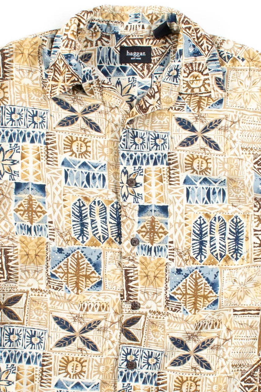 Tribal Pattern Button Up Shirt