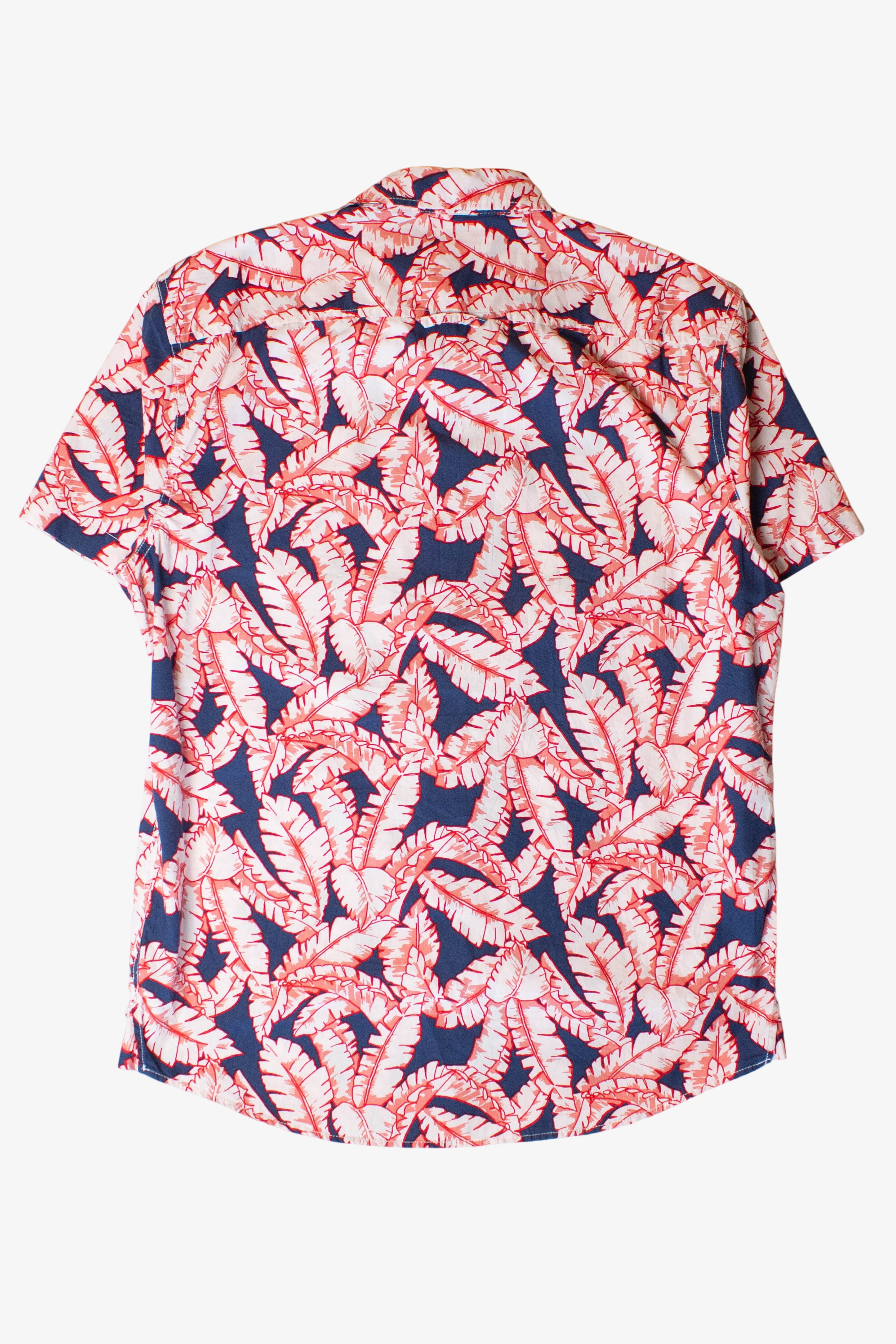 Red Leaves Button Up Shirt (2000s)