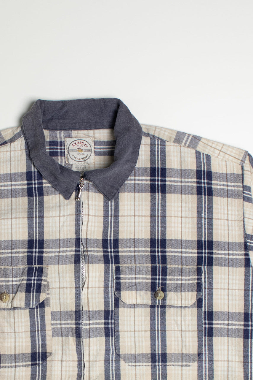 Vintage Resist Button Up Shirt