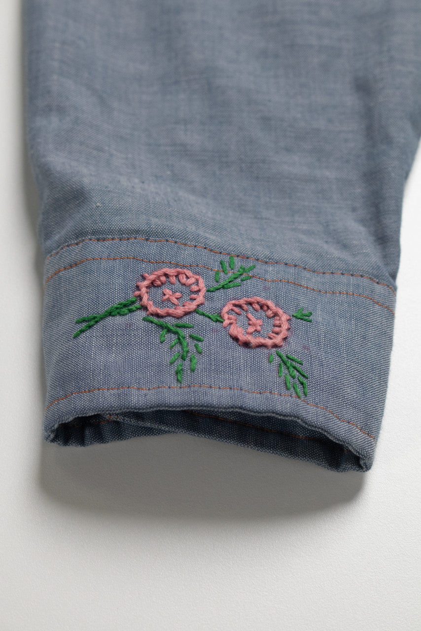 Vintage Nature Art Button Up Shirt