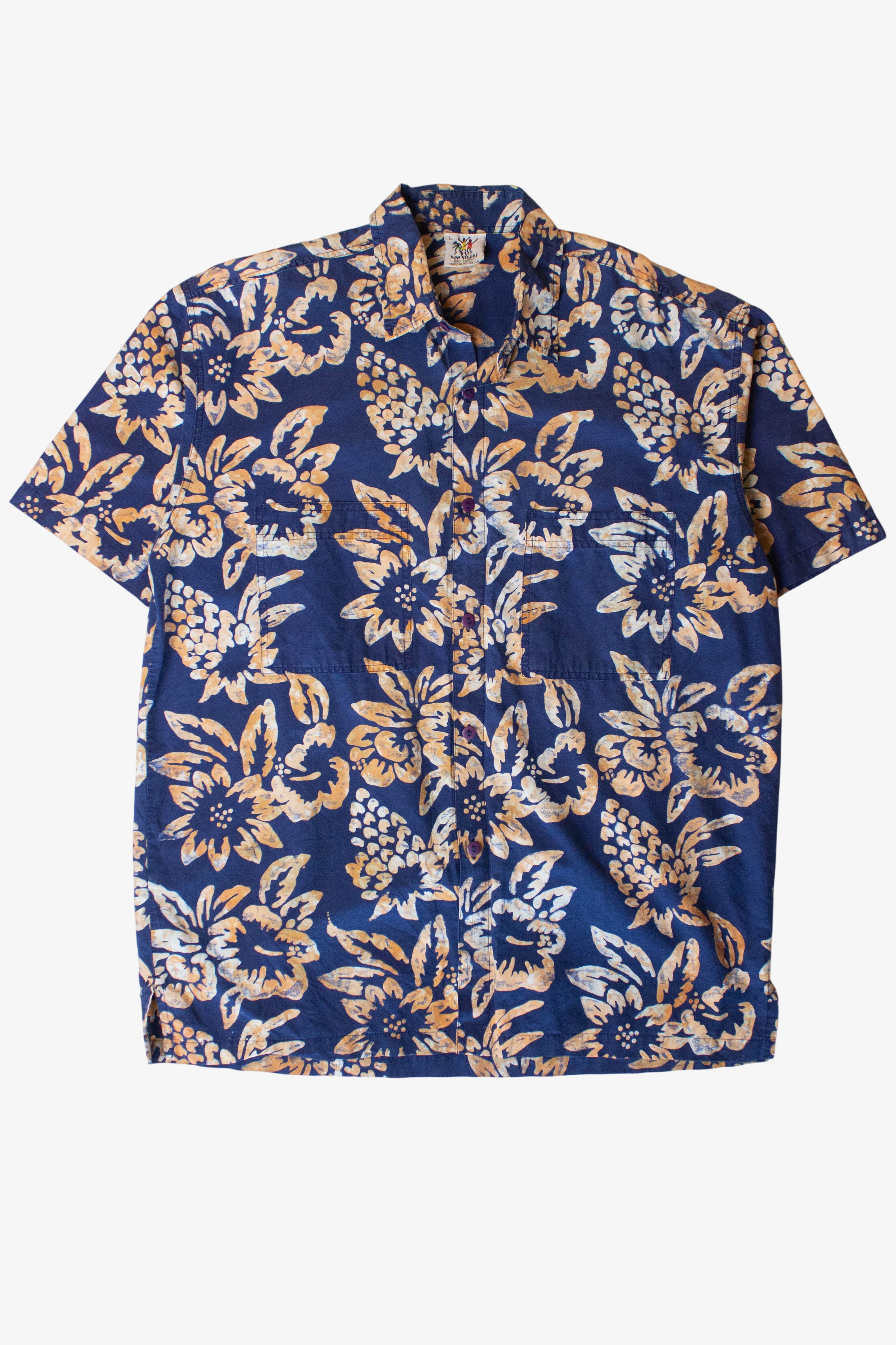 Vintage Rum Reggae Button Up Shirt (1990s)