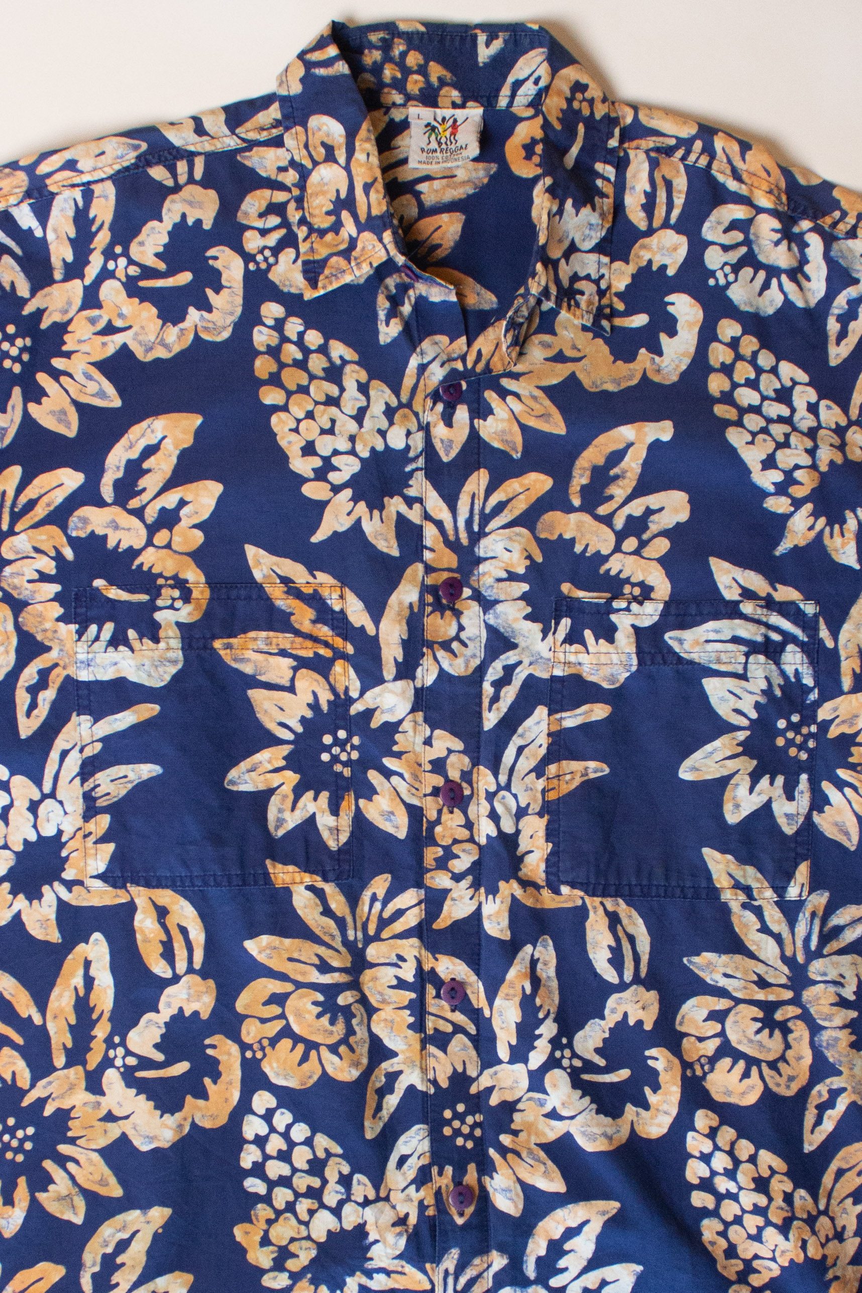 Vintage Rum Reggae Button Up Shirt (1990s)