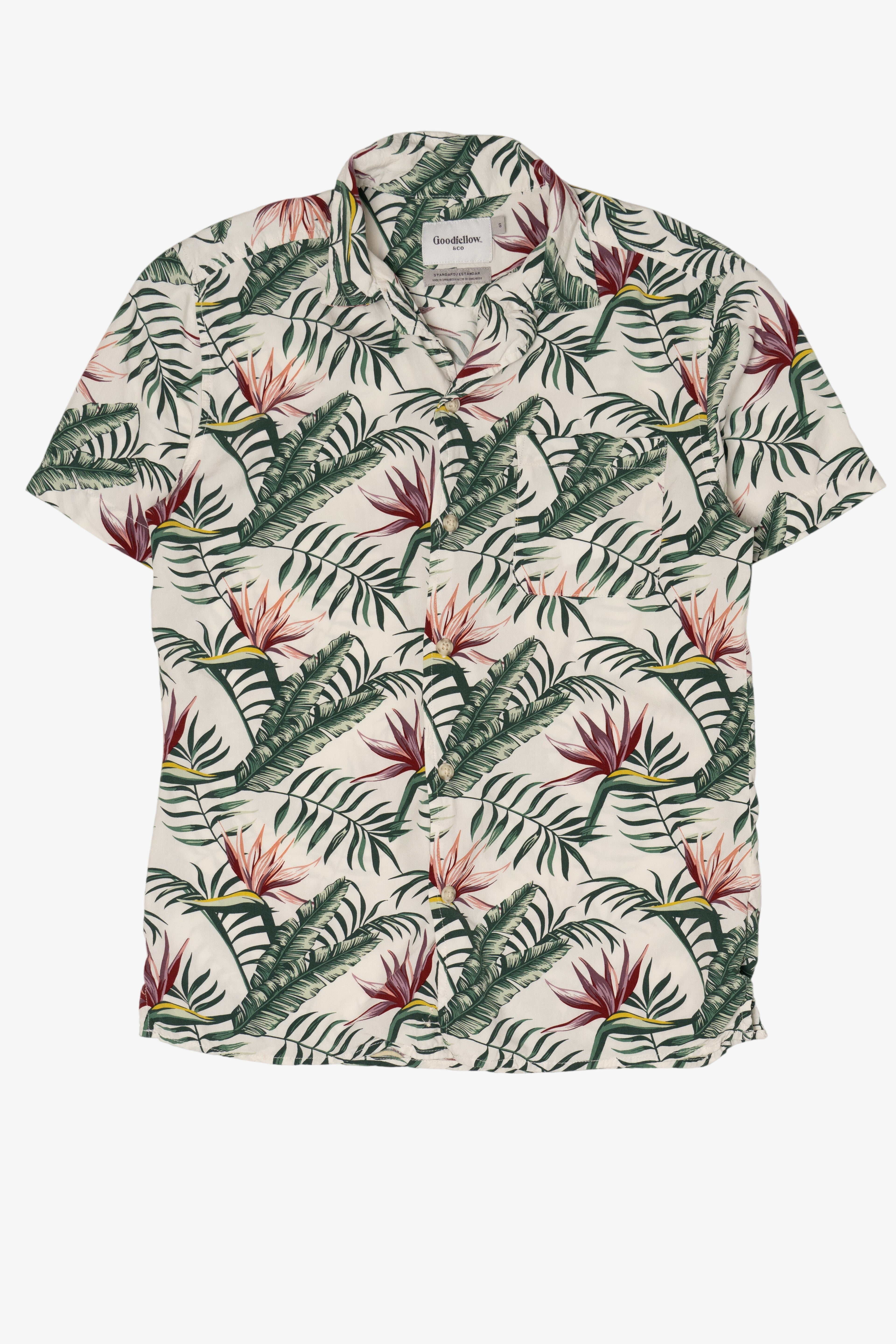 Tropical Goodfellow Button Up Hawaiian Shirt (2010s)