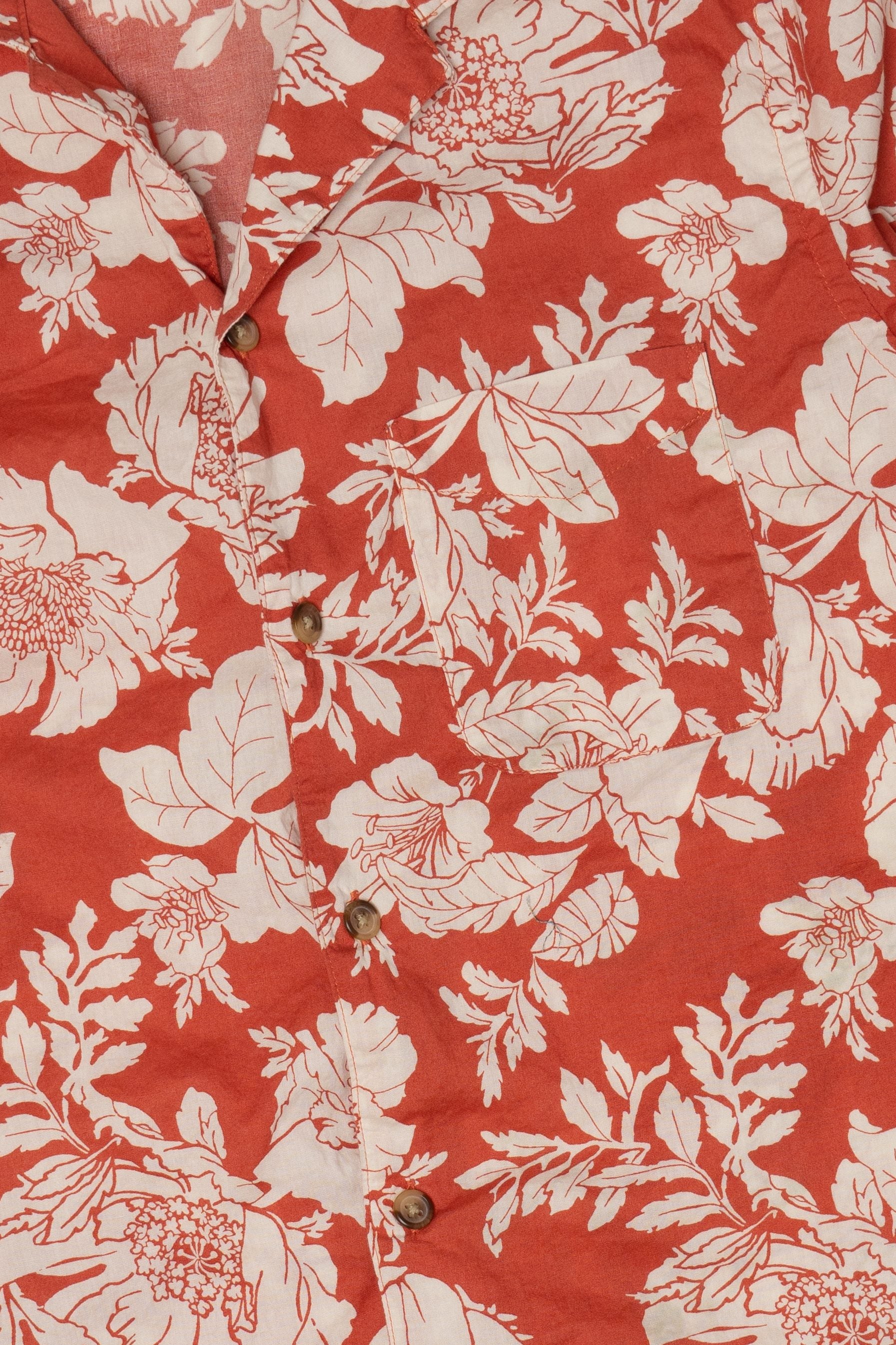 Old Navy Floral Hawaiian Button Up Shirt (2020s)