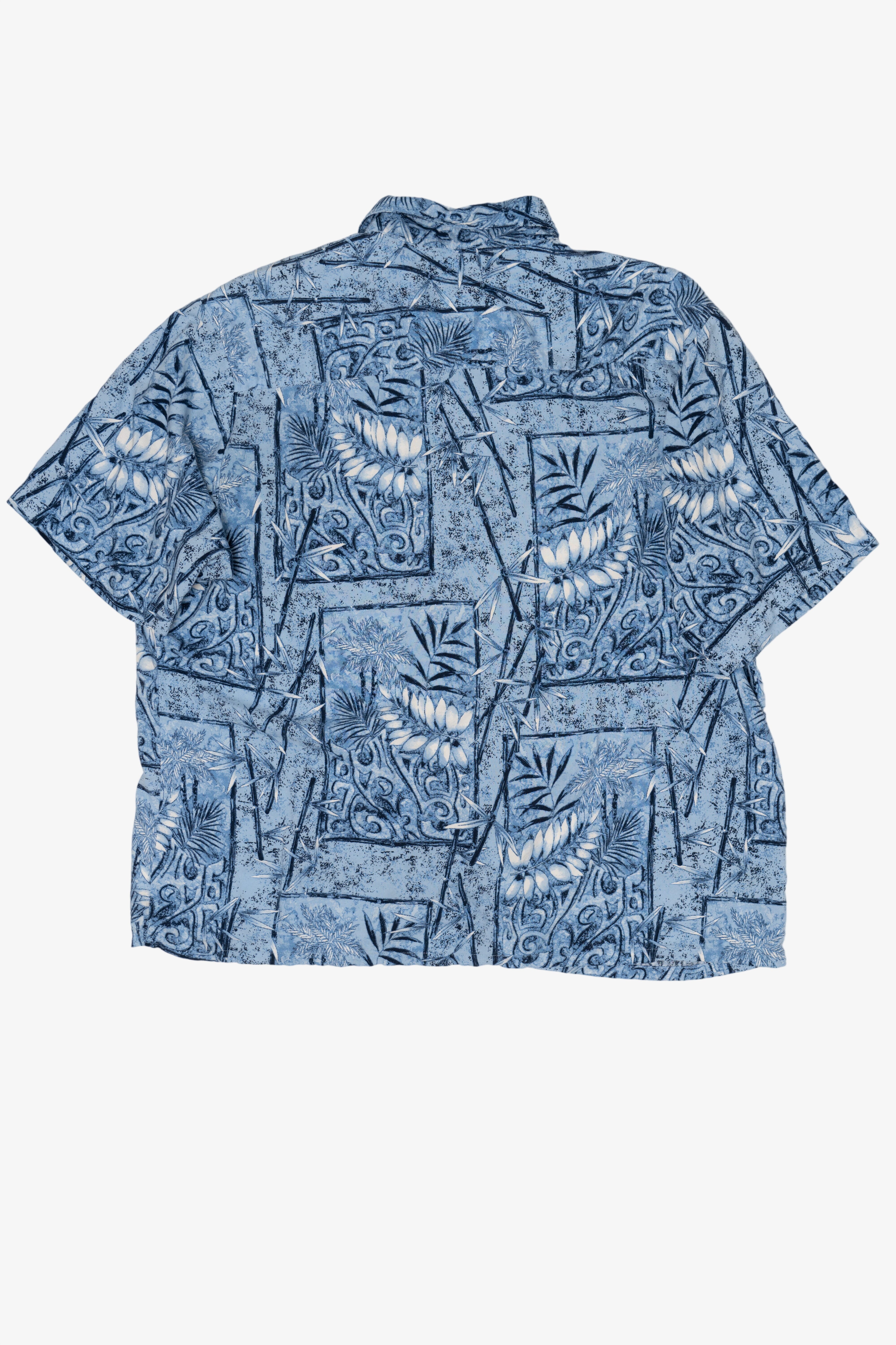 Blue Puritan Hawaiian Button Up Shirt (2000s)