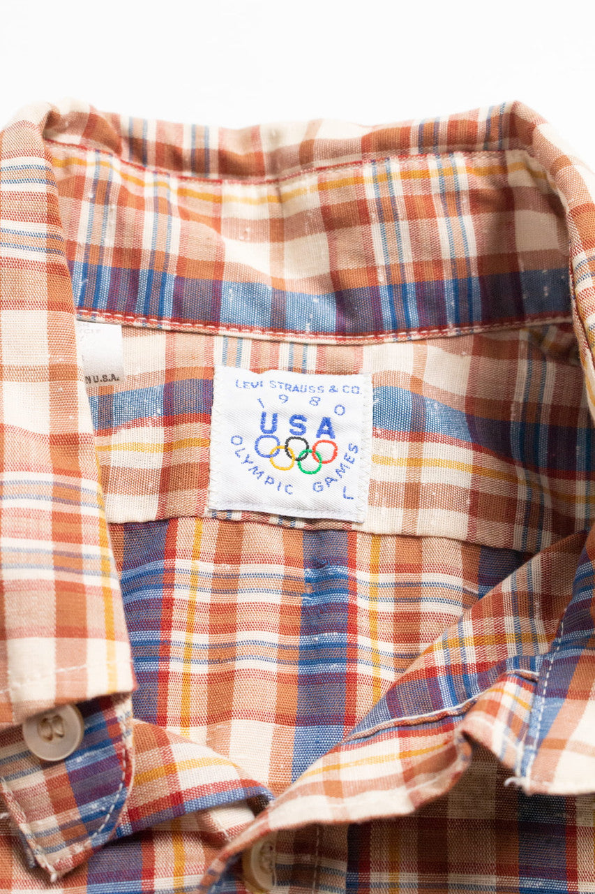 Vintage Olympic Games Levi's Button Up Shirt (1980s)