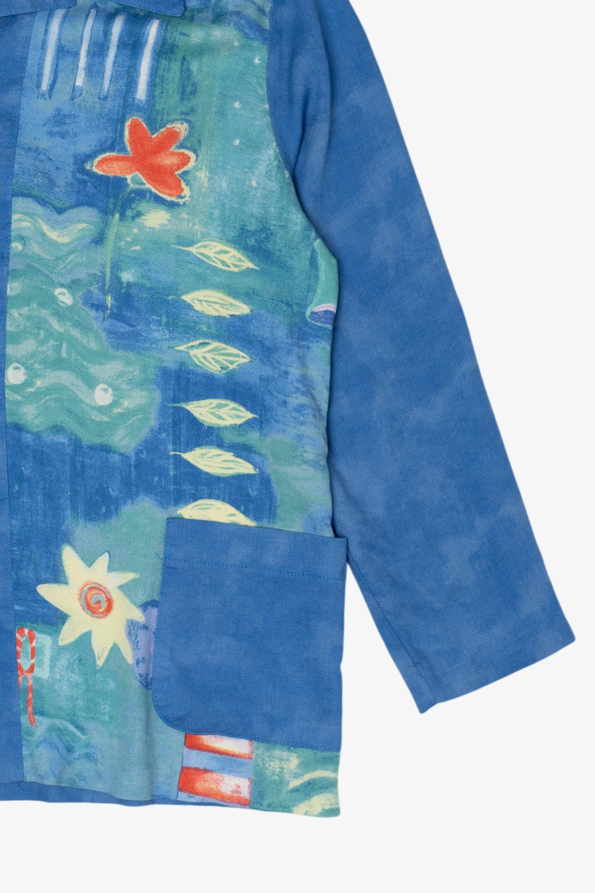 Vintage Blue Peter Popovitch Button Up Shirt (1990s)
