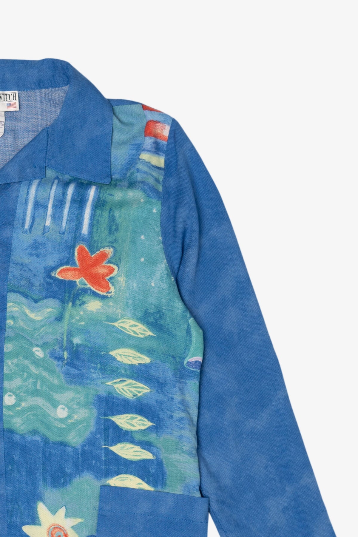 Vintage Blue Peter Popovitch Button Up Shirt (1990s)