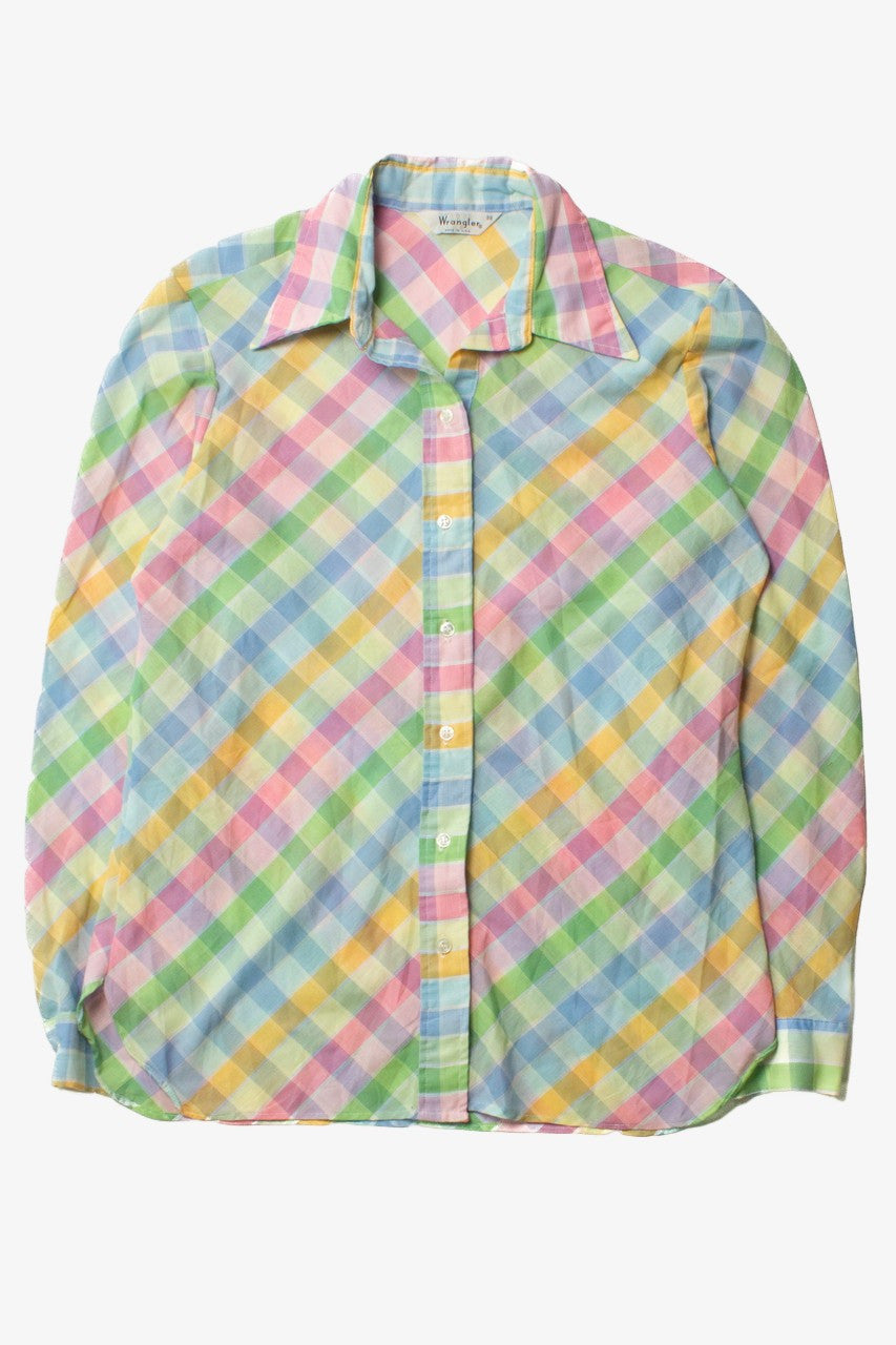 Vintage Wrangler Multi Pastel Button Up Shirt (1970s)