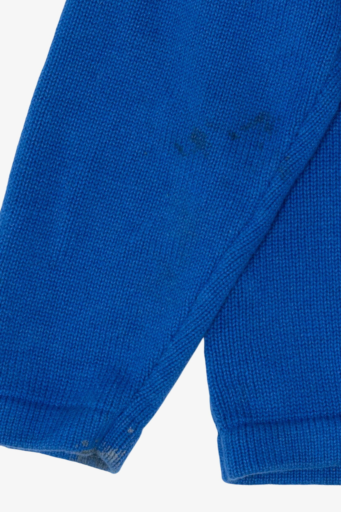 Vintage Blue Berek Cats Cardigan Sweater (1990s)