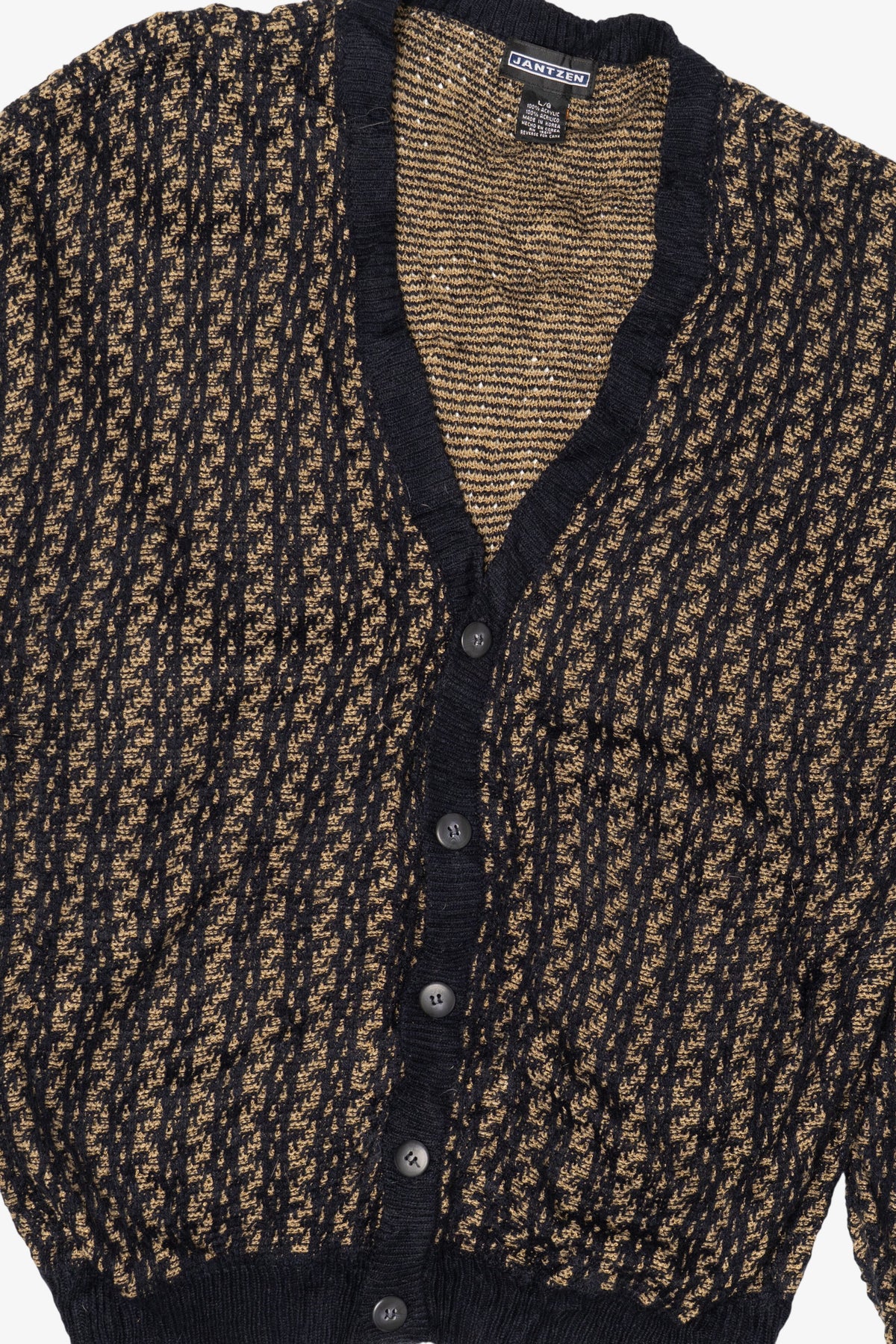 Vintage Navy Blue Jantzen Cardigan Sweater (1990s)
