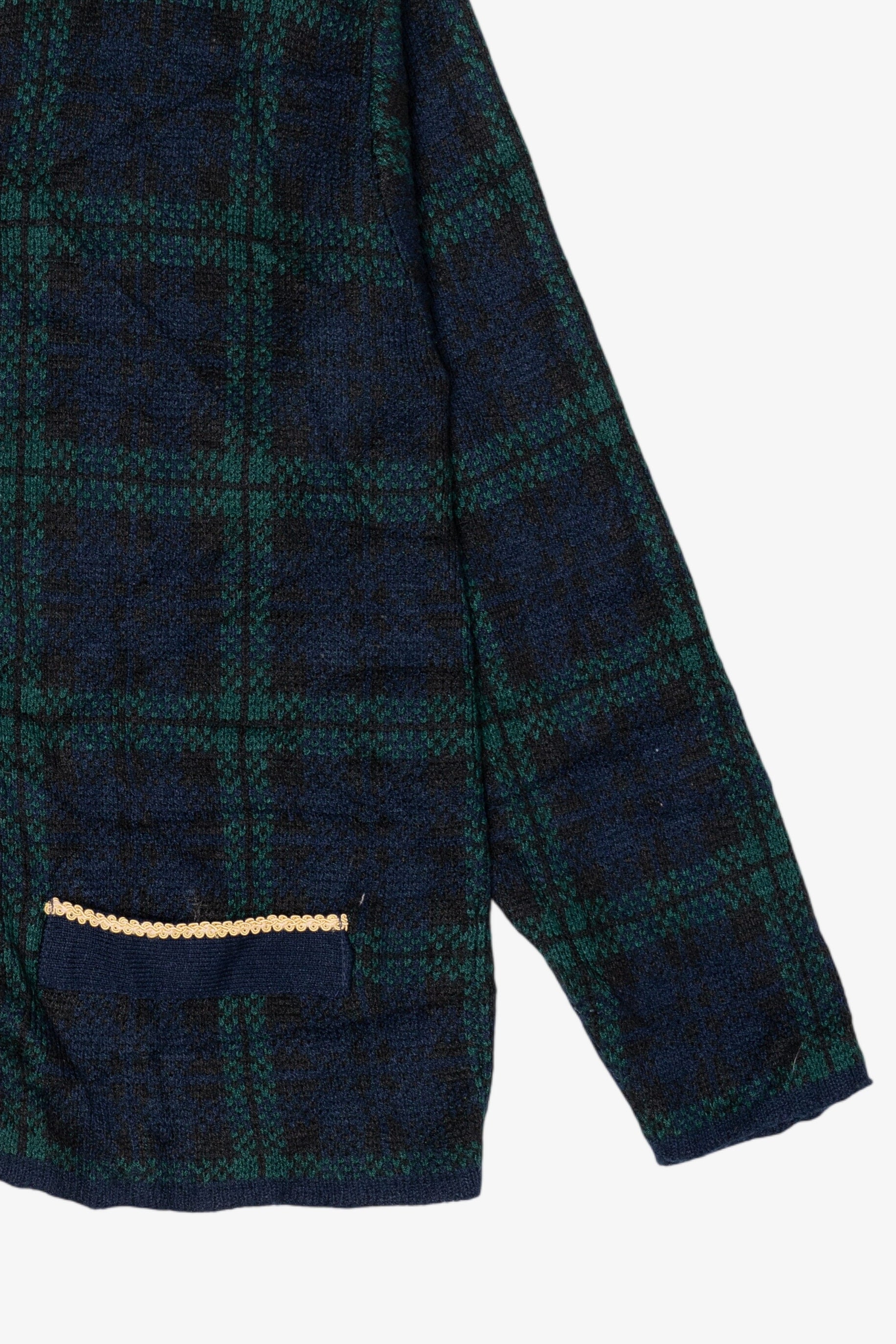 Vintage Shoulder Pads Cardigan Sweater (1980s)